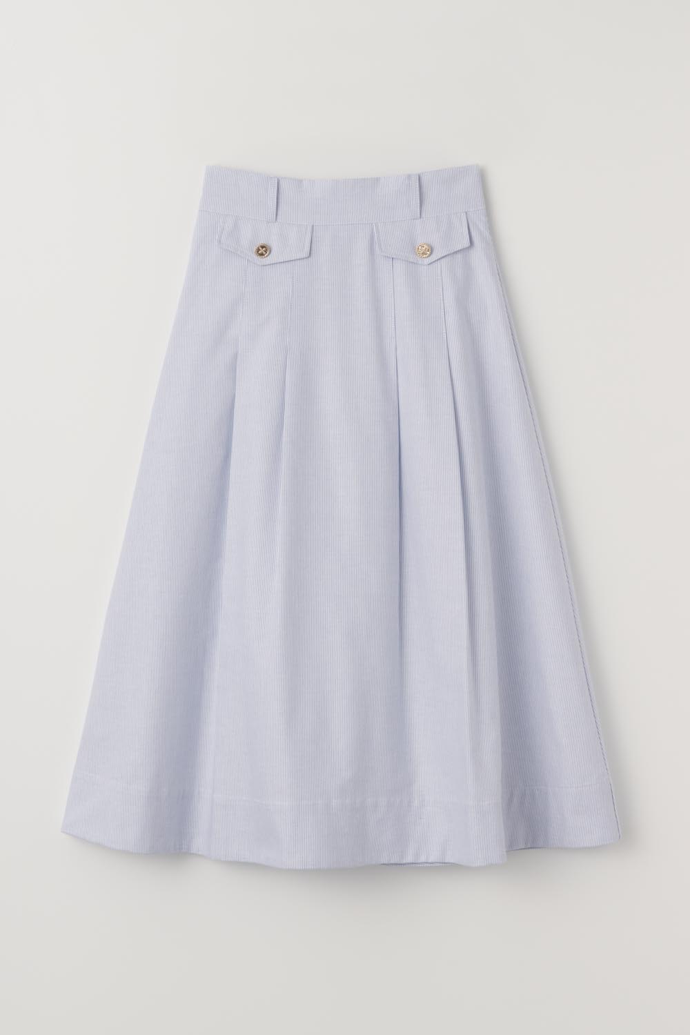 H French Mood Flare Skirt_Stripe