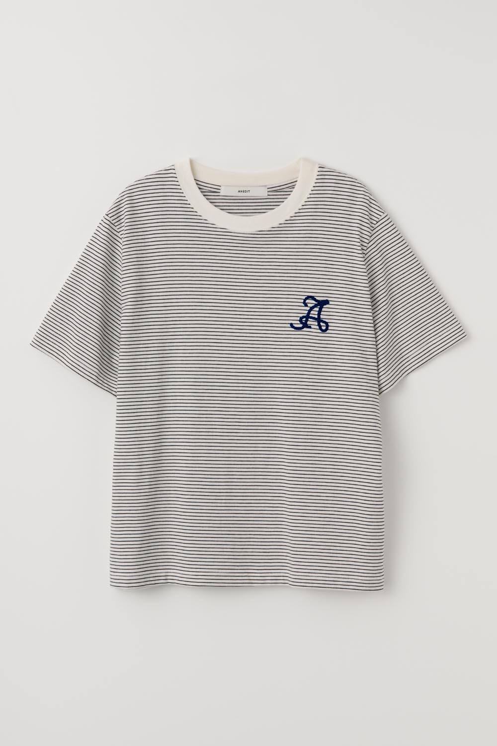 [6/8 예약배송]H A Stripe T-shirt_Ivory Black