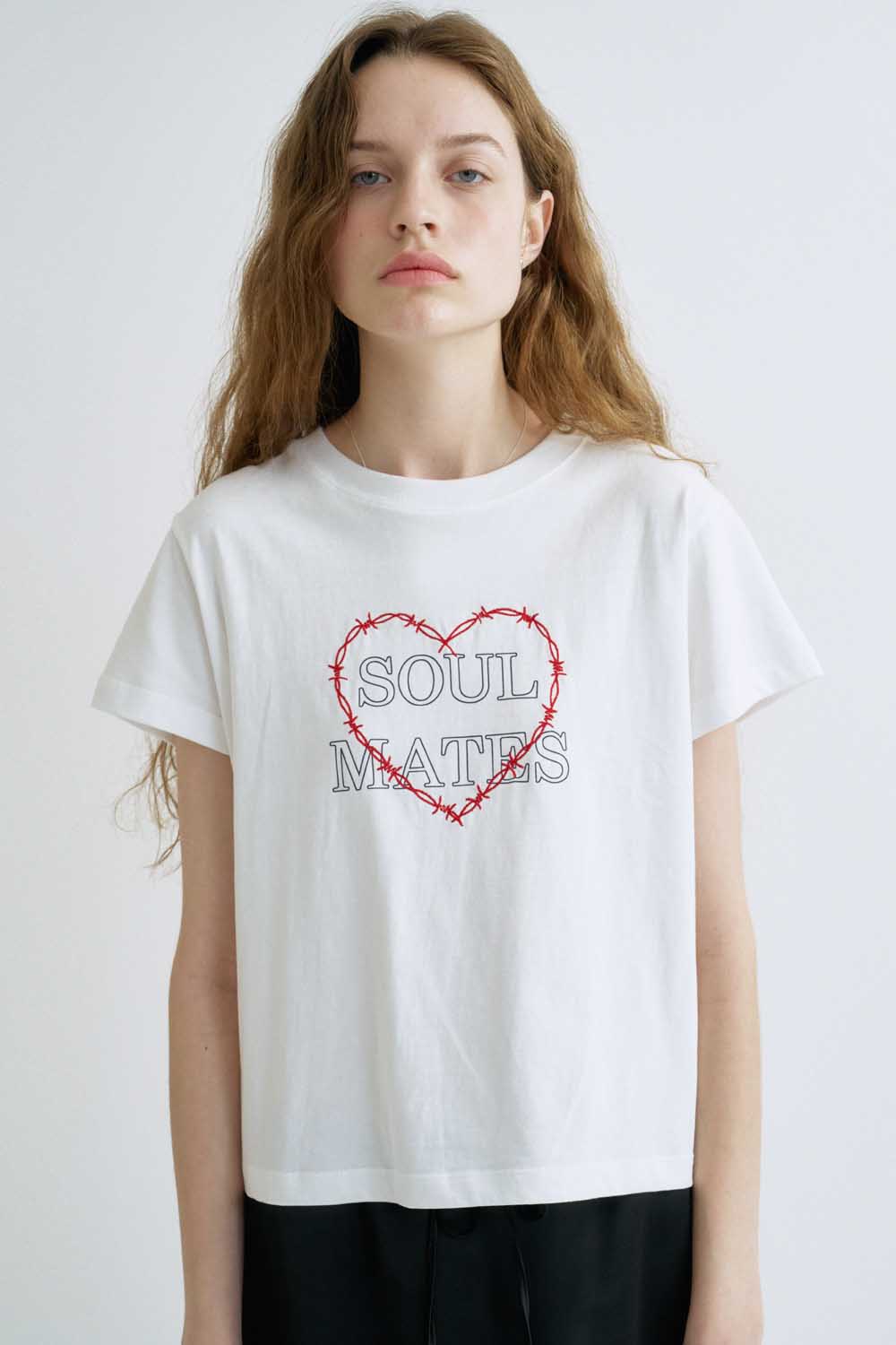 S Soulmates Heart Tshirt_White