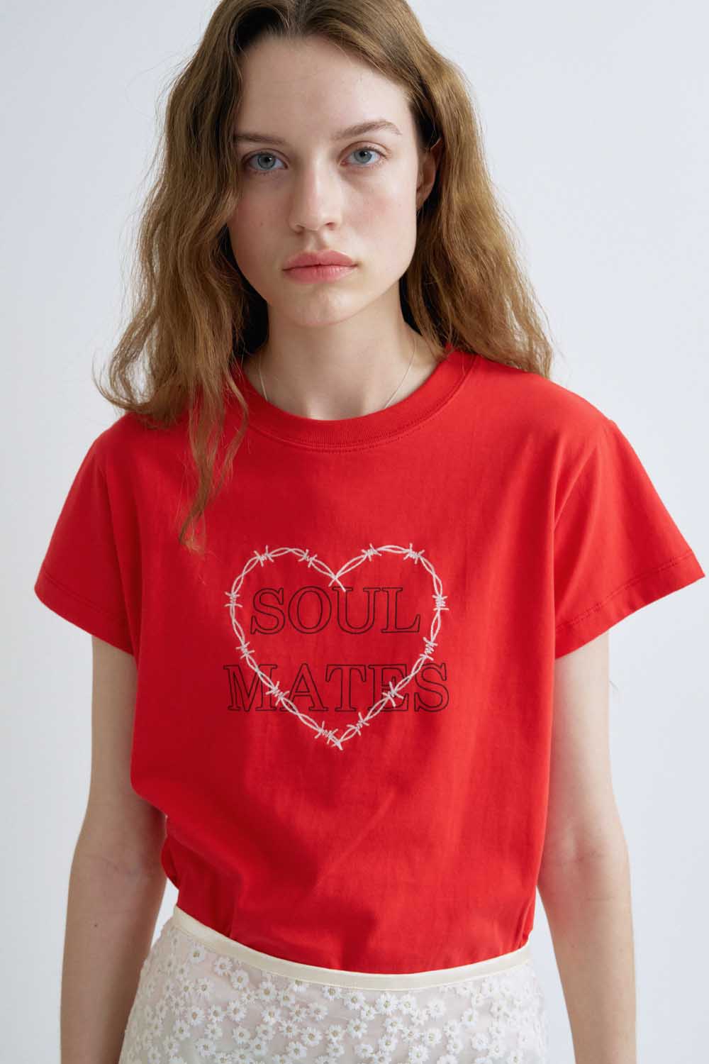 S Soulmates Heart Tshirt_Red