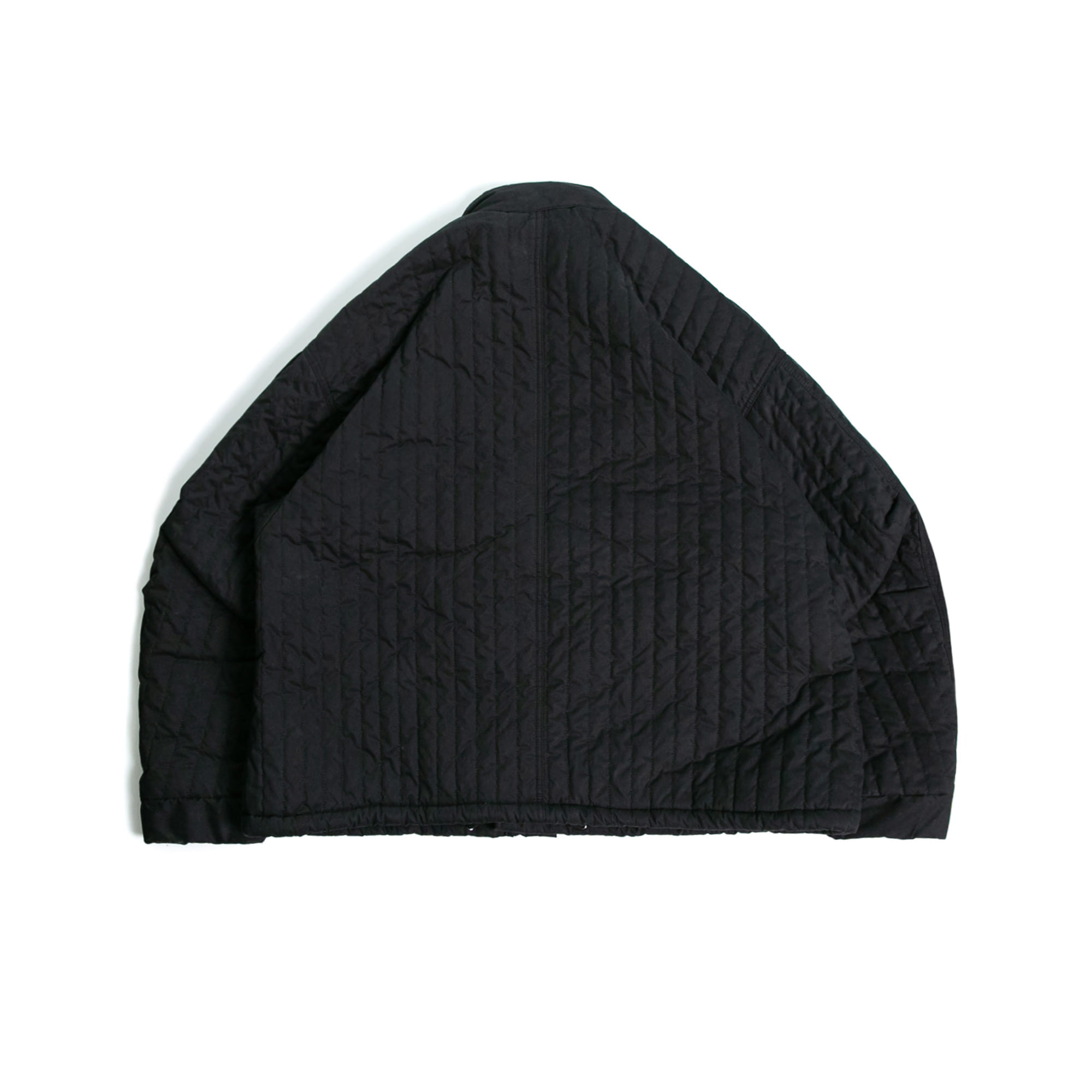Two Pocket Over Quilting Jacket - Black