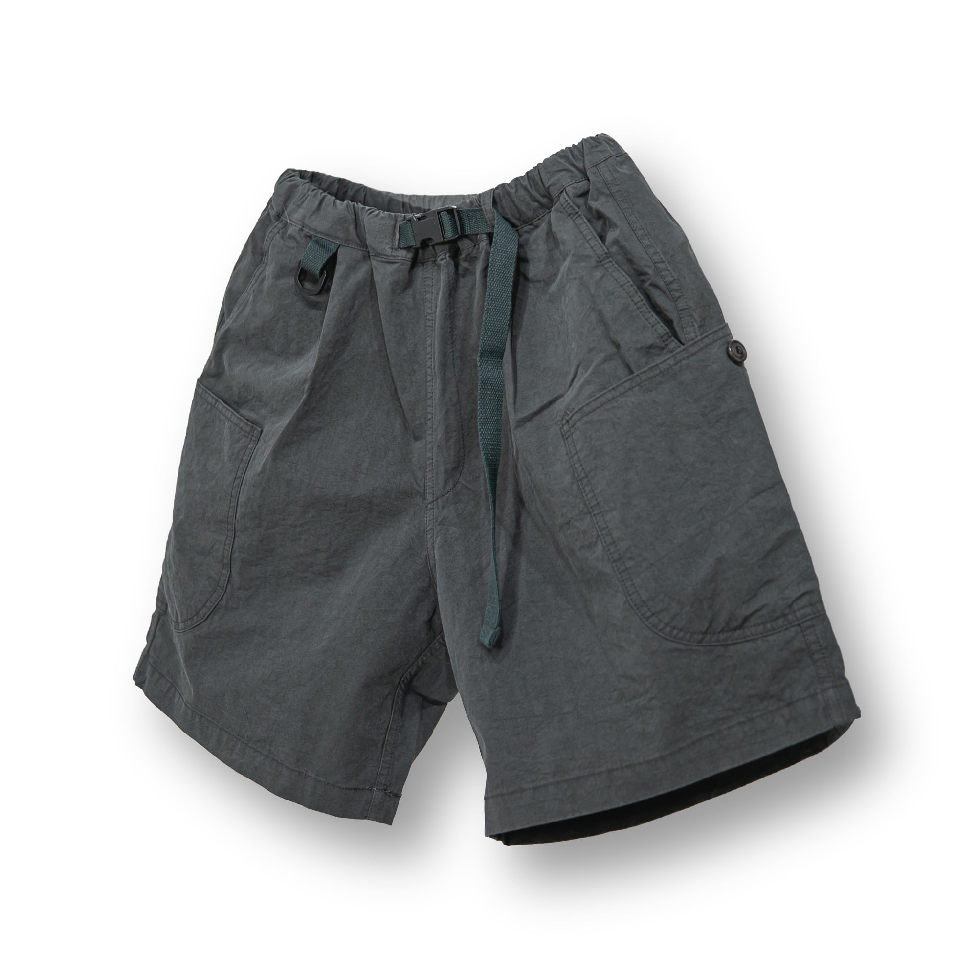 Oblique Cargo Shorts - Charcoal