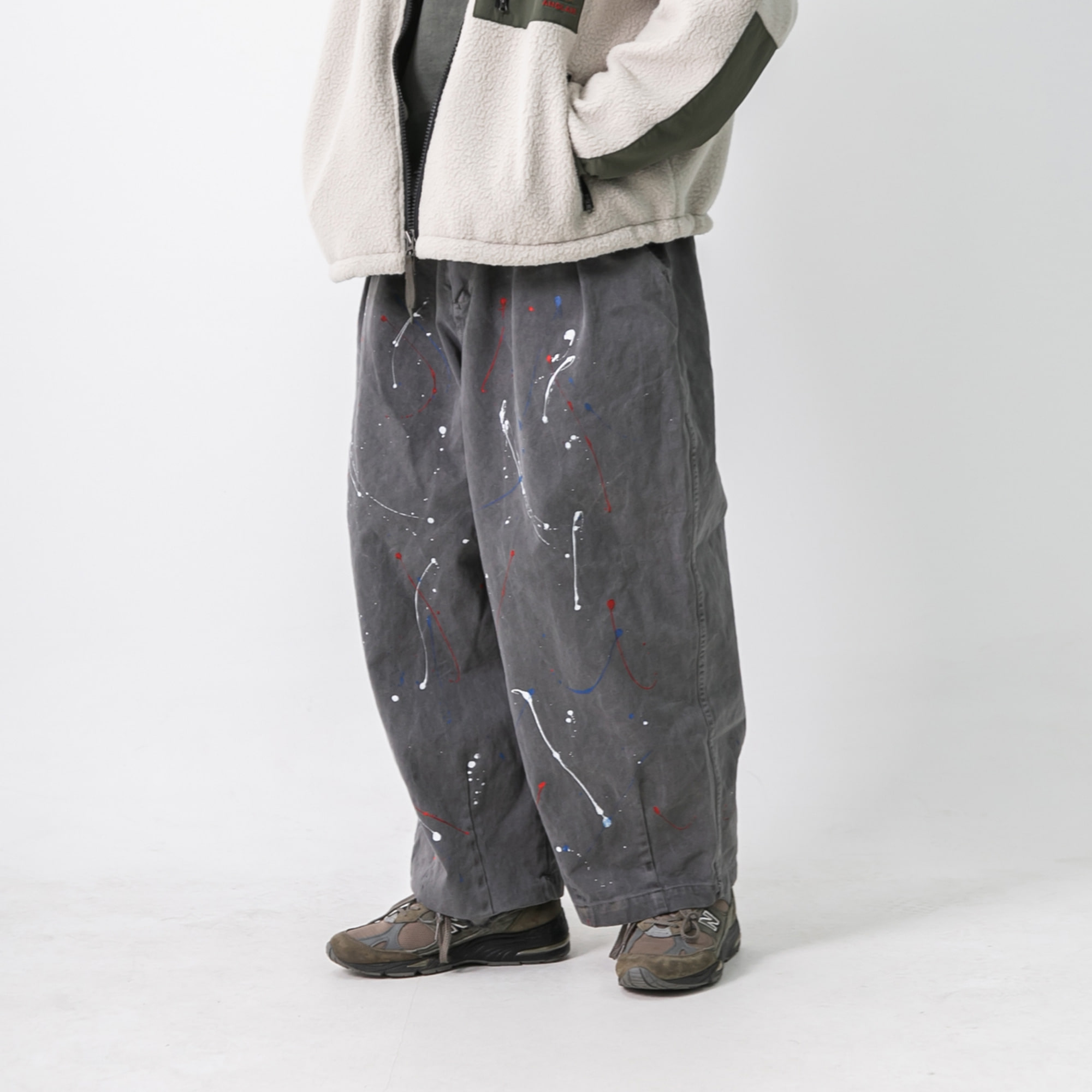 [AG] Pigment Vintage Painting Balloon Pants - Grey