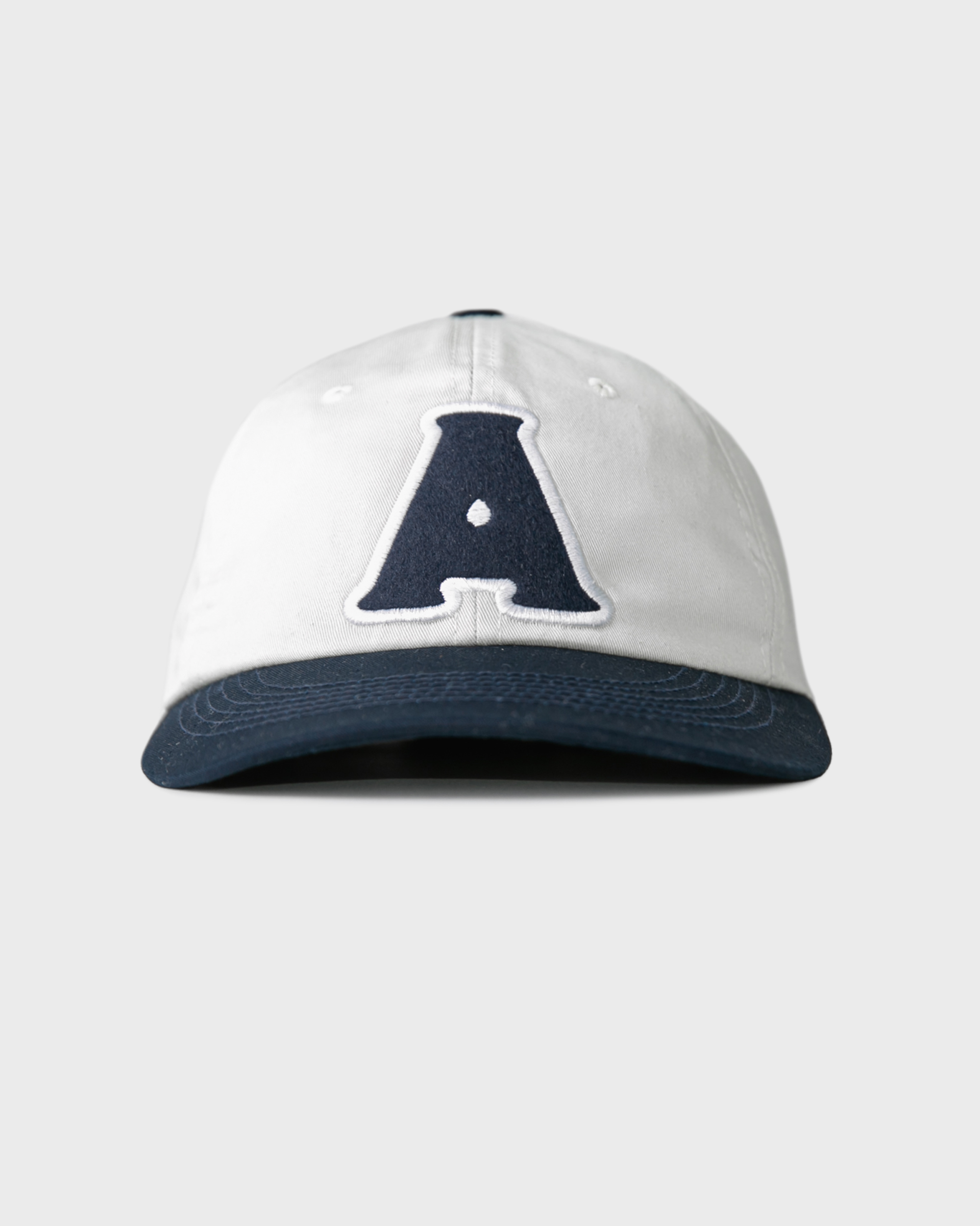 [AG] Signature A Logo Ball Cap - Ivory &amp; Navy