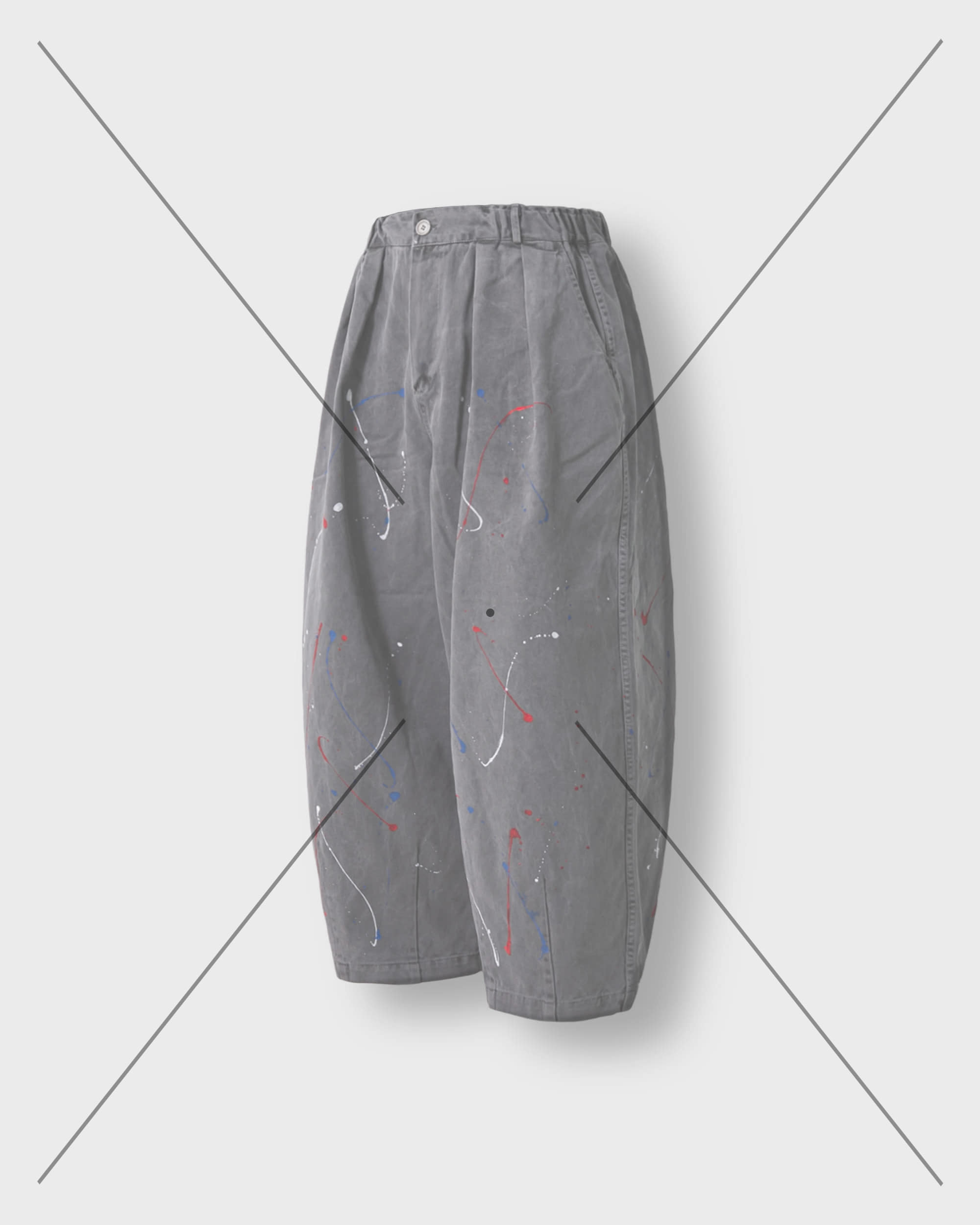 [AG] Pigment Vintage Painting Balloon Pants - Grey