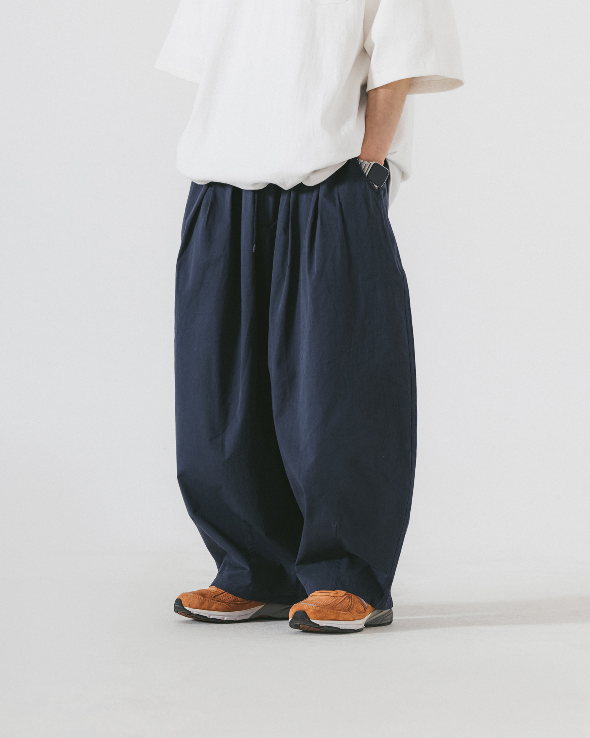 [AG] Essential Easy Balloon Pants - Navy