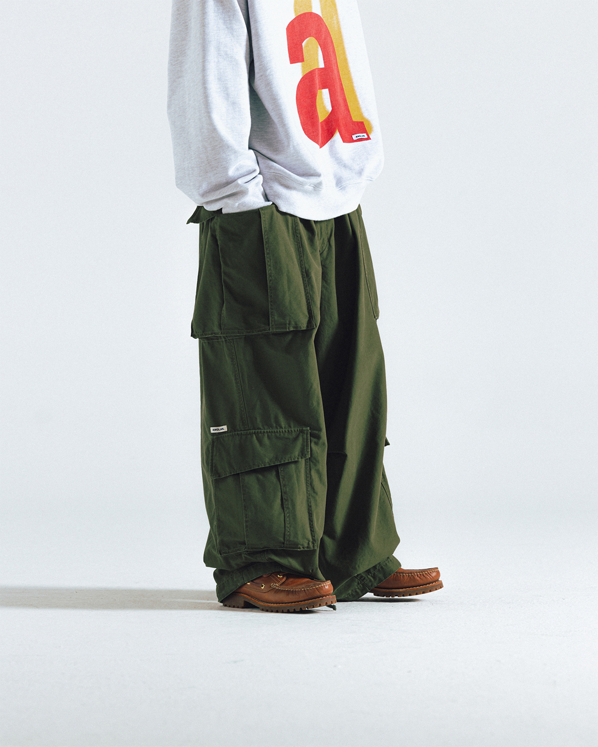 【ANGLAN】NPC Cargo Balloon Pants Buy online Anglan Jungle CARGO BALLOON PANTS - Nigra Mercato