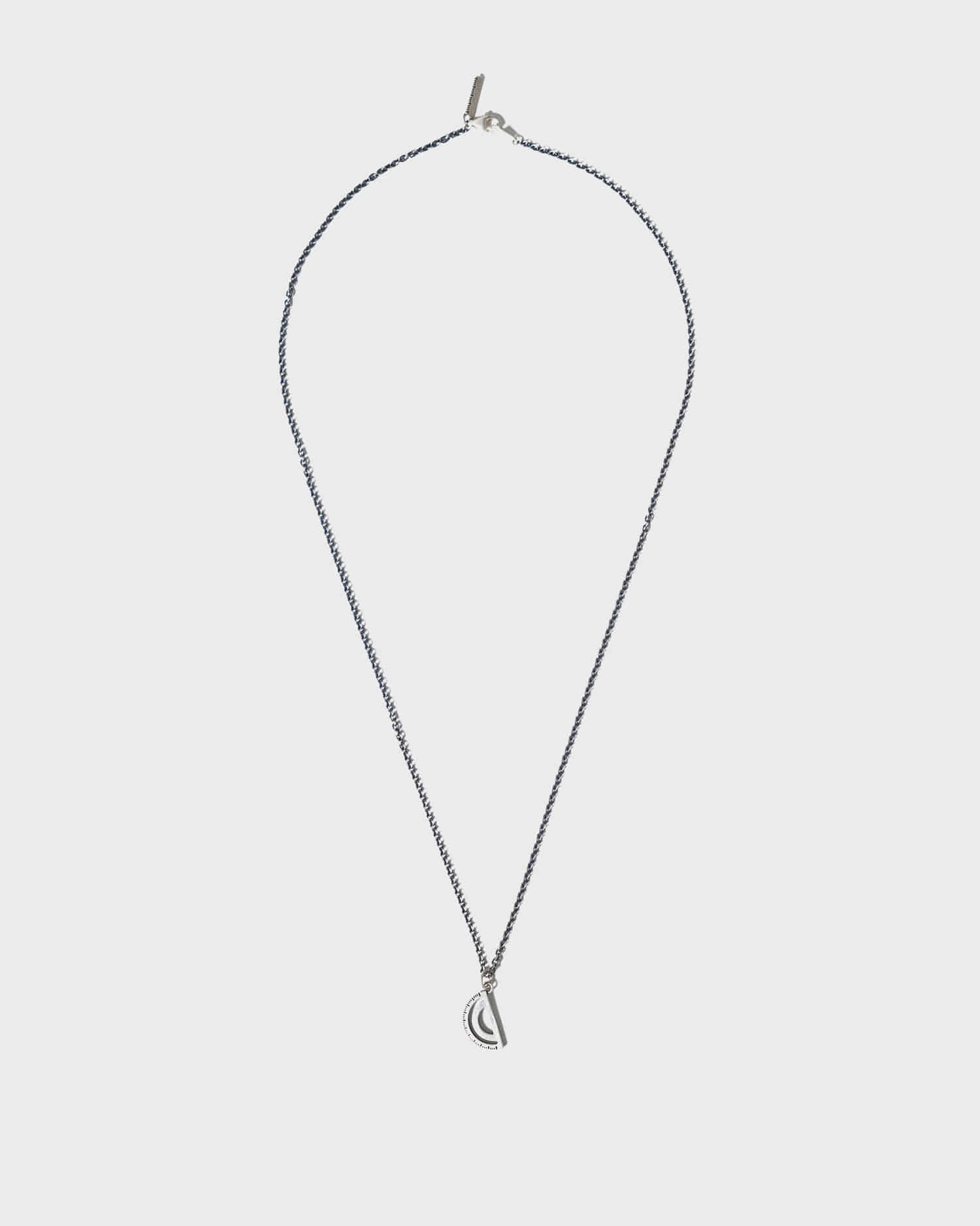 【AG X JOSILVER】Protractor Necklace - Basic AG X JOSILVER】Ruler Necklace AG X JOSILVER] Protractor