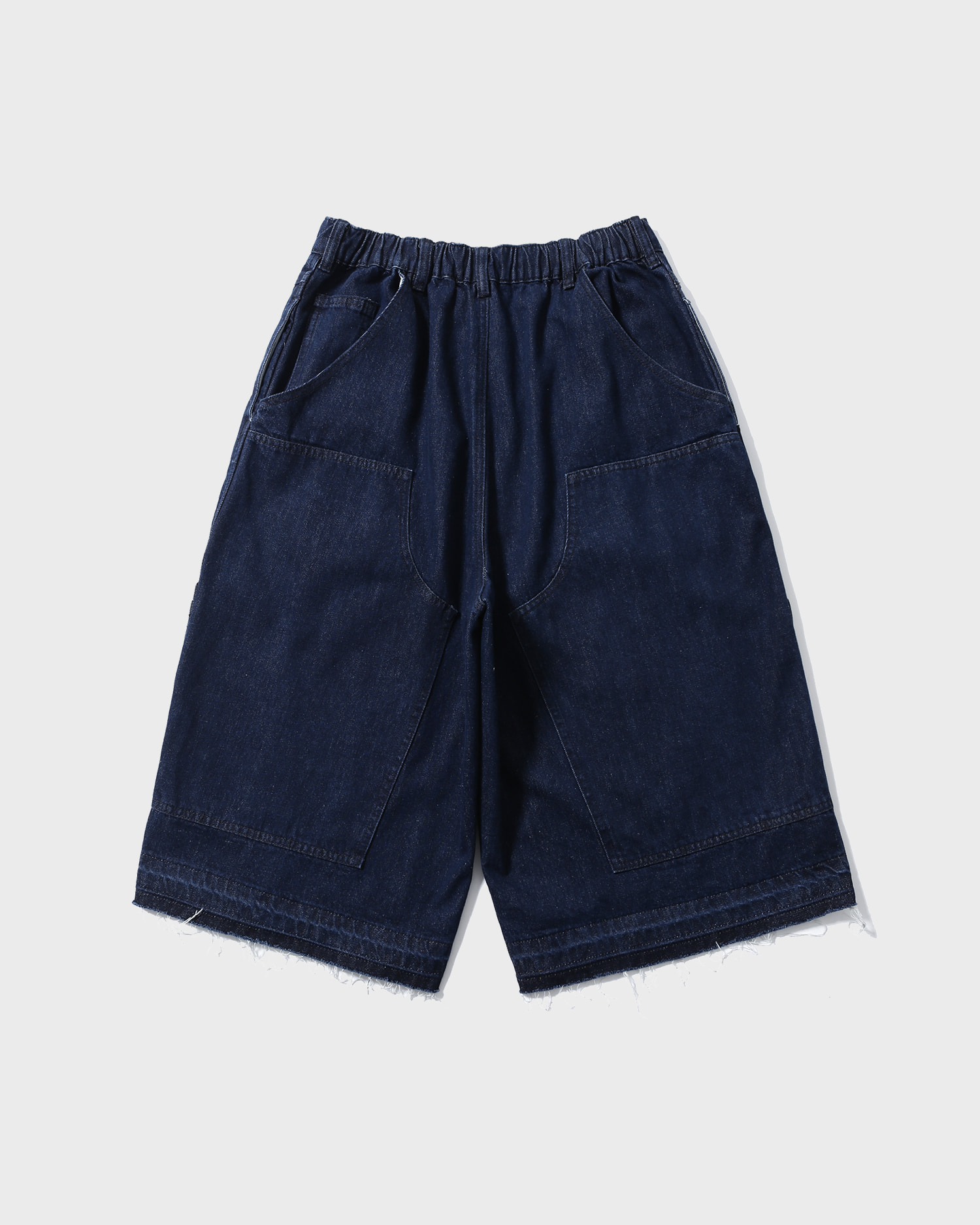 【ANGLAN】25SS★ [AG] Reverse Double Knee Half Pants AG] Reverse Double Knee Half Pants - Light Blue - ANGLAN