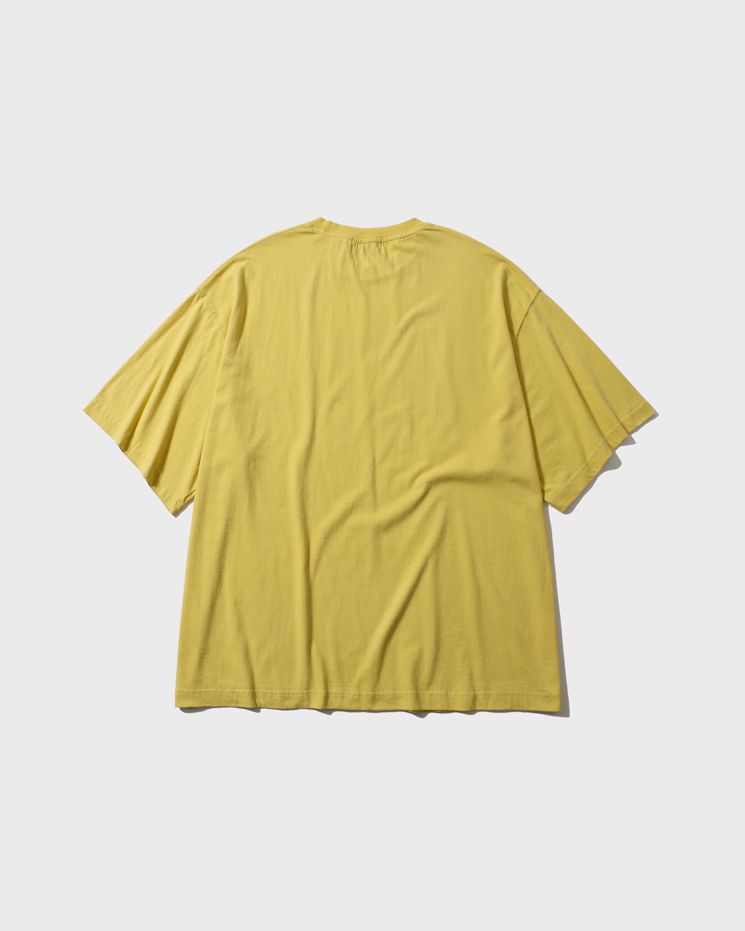 AG] Picture Collage Half Tee - Yellow - ANGLAN