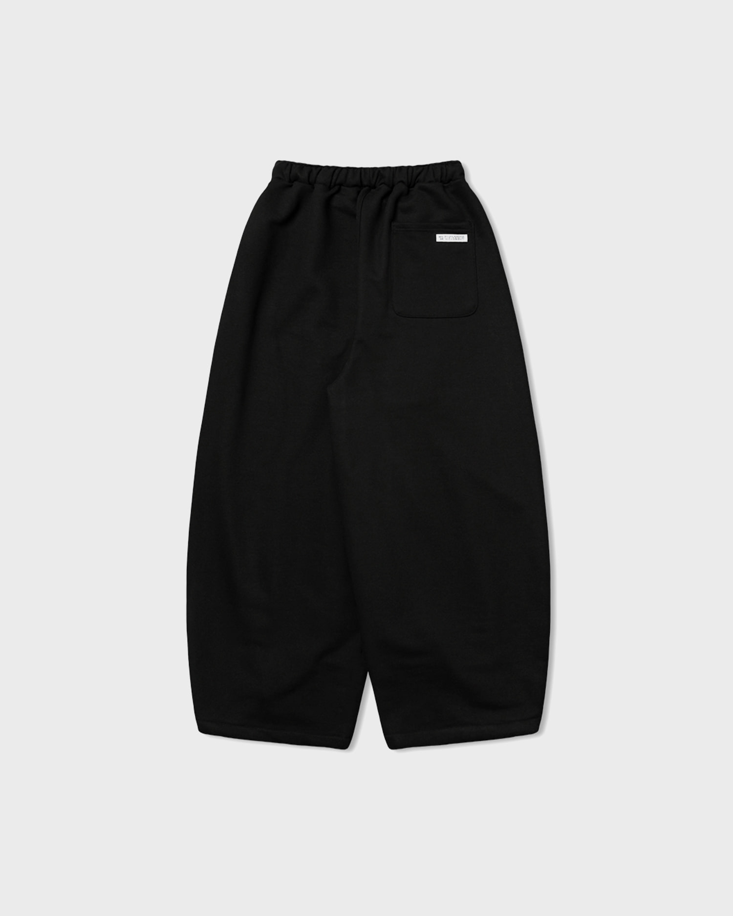 AG] Valley Tuck Sweat Balloon Pants - Black - ANGLAN