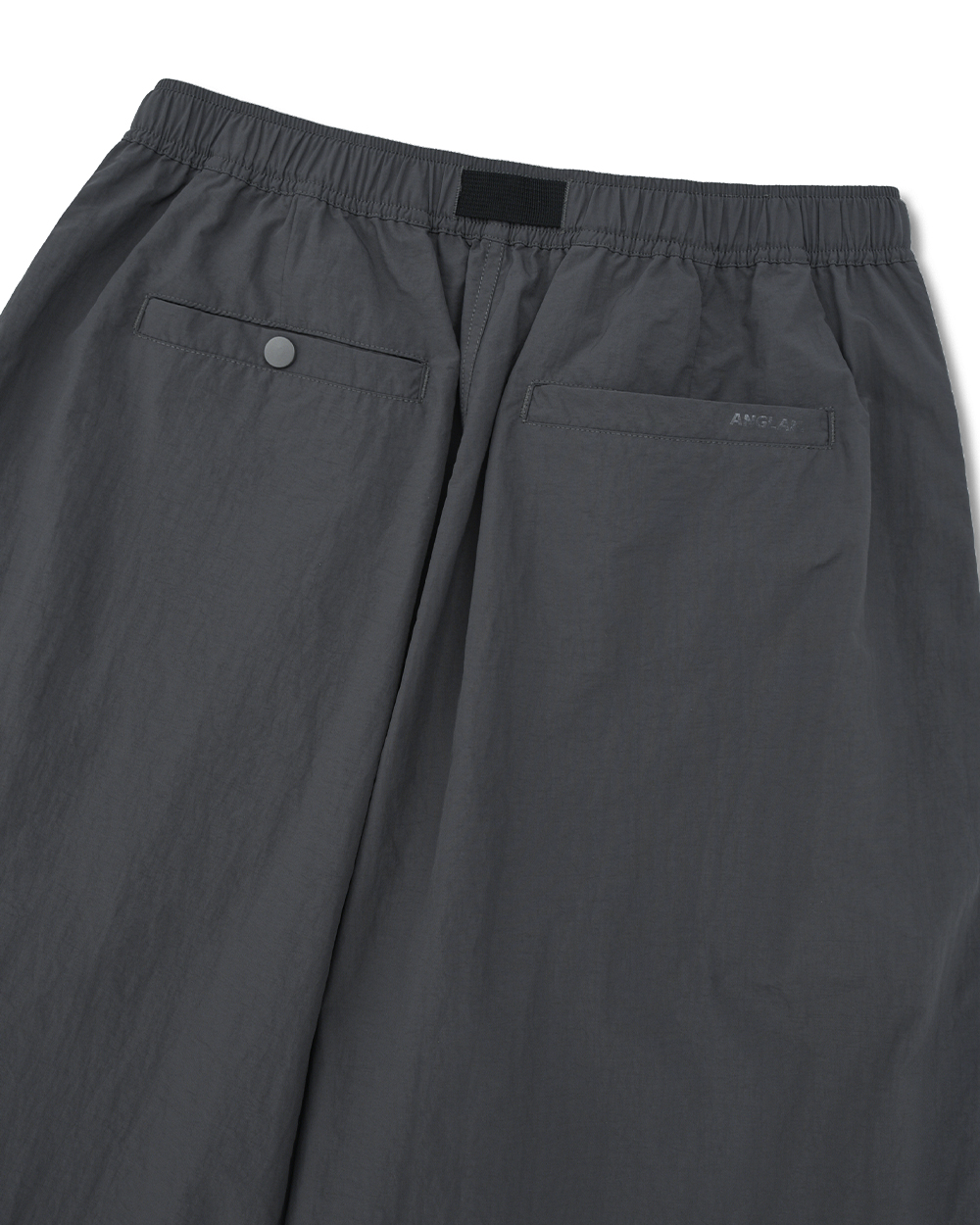 AG] Nylon Tuck Belt String Balloon Pants - Grey - ANGLAN