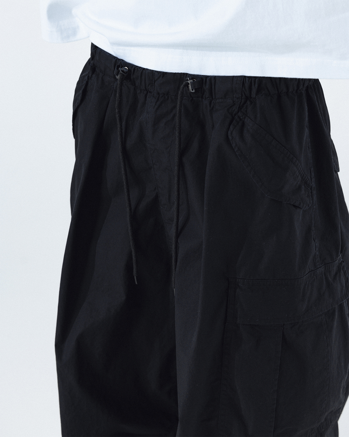 AG] Field Vijo Balloon Pants - Black - ANGLAN