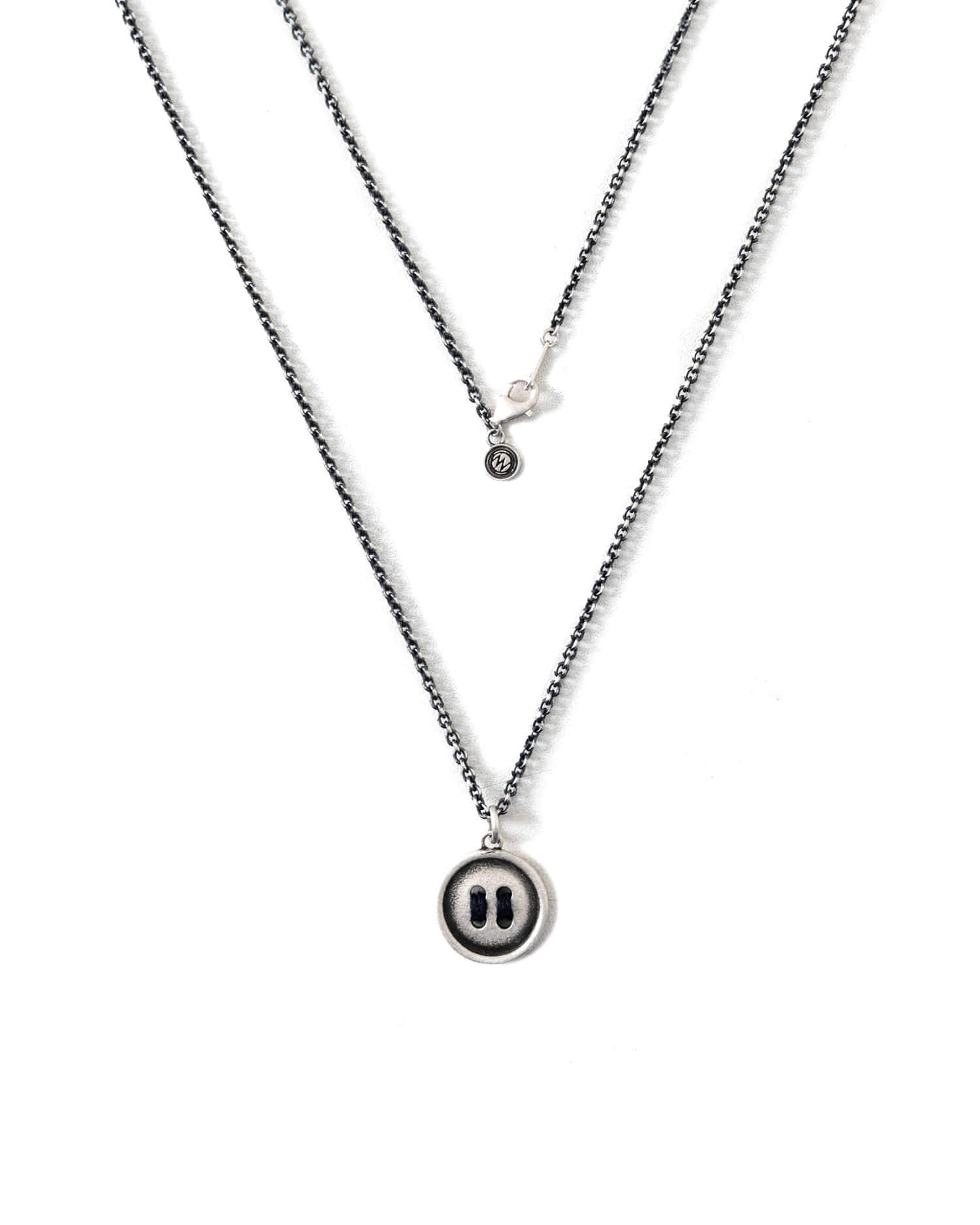 【AG X JOSILVER】Custom Button Necklace AG X JOSILVER] Custom Button Necklace - ANGLAN