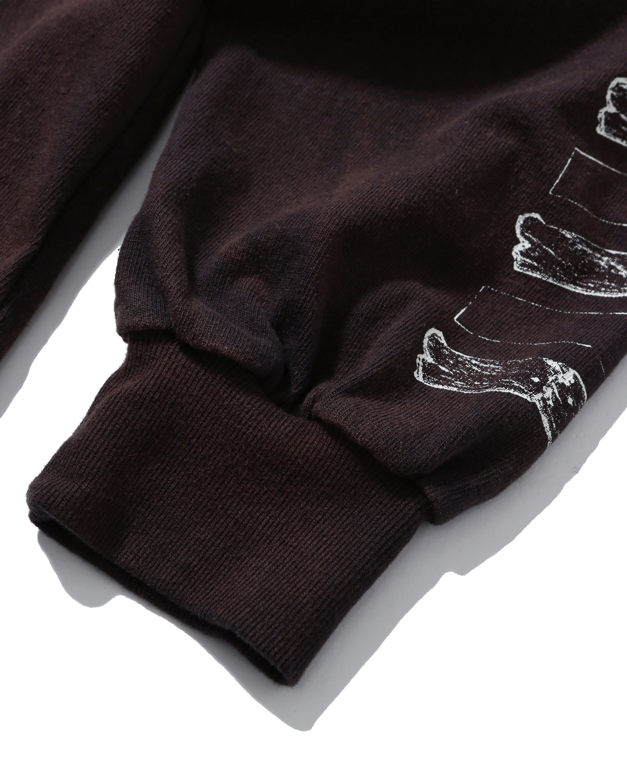 ANGLAN X HEKA] Wood Bone Long Sleeve - Dark Purple - ANGLAN