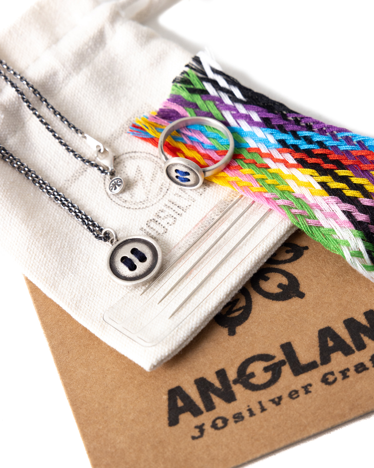 AG X JOSILVER] Custom Button Necklace - ANGLAN