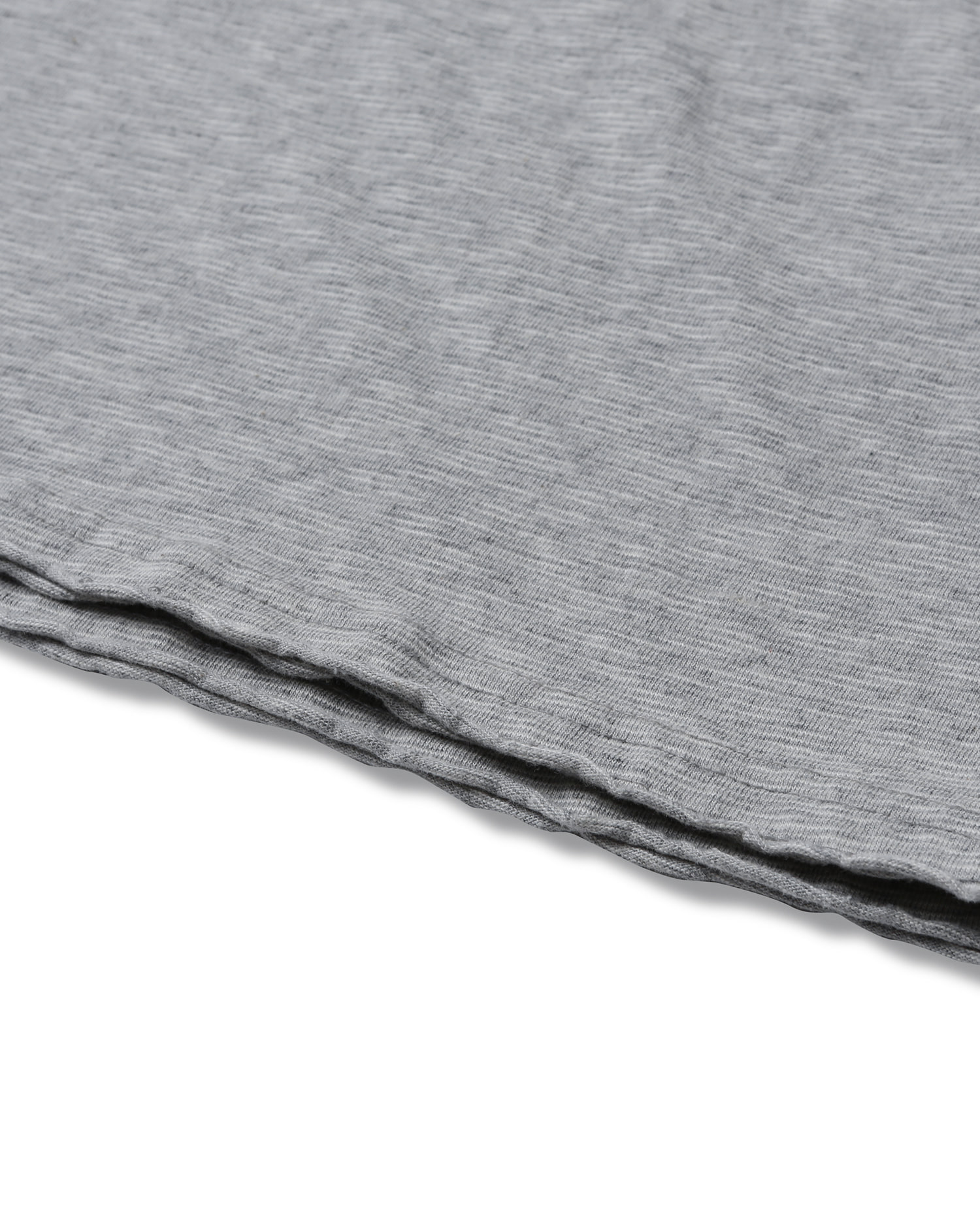 【ANGLAN】25SS★ [AG] Cut off Half Tee AG] Cut off Half Tee - Melange Grey - ANGLAN