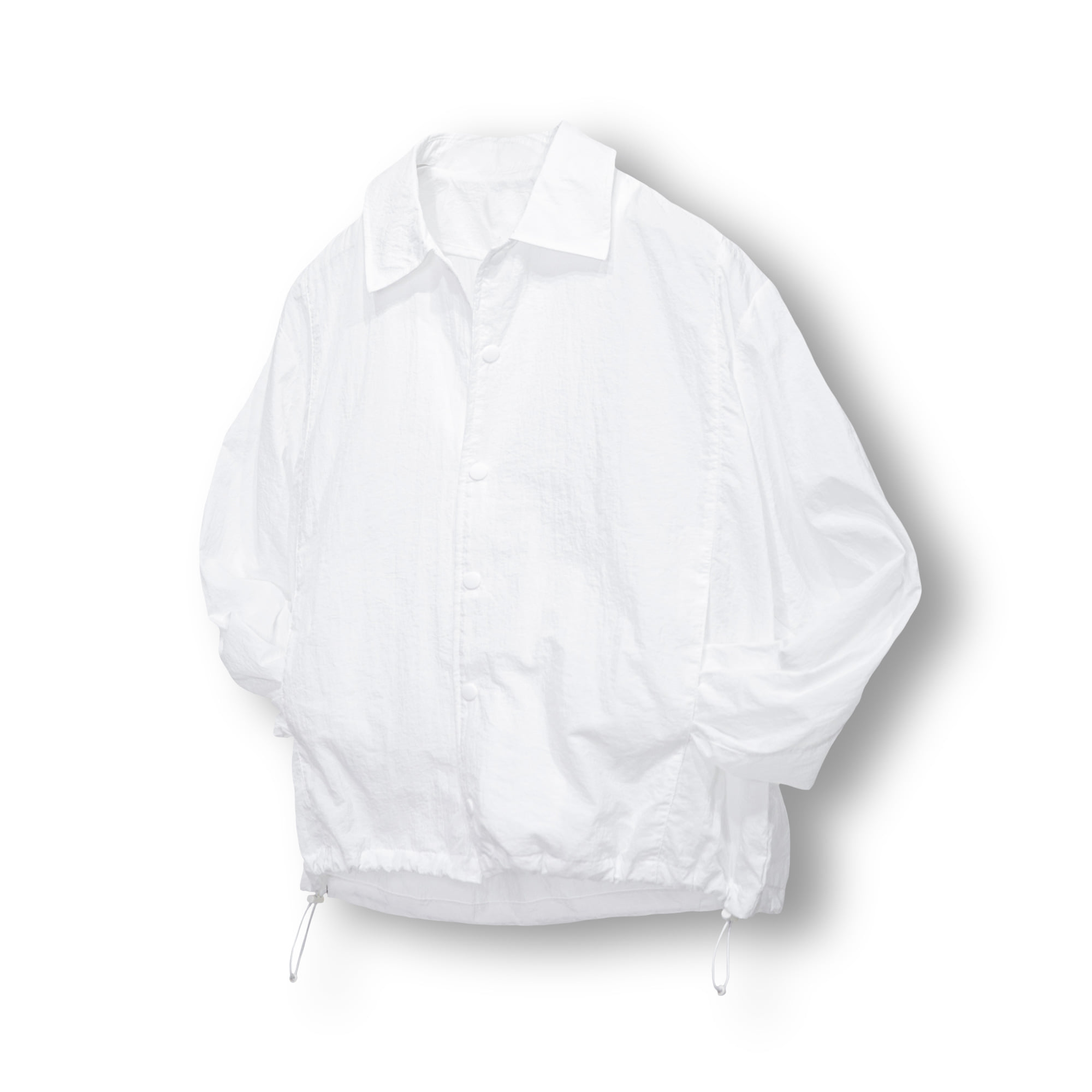 Moca Coach Shirt Jacket - White