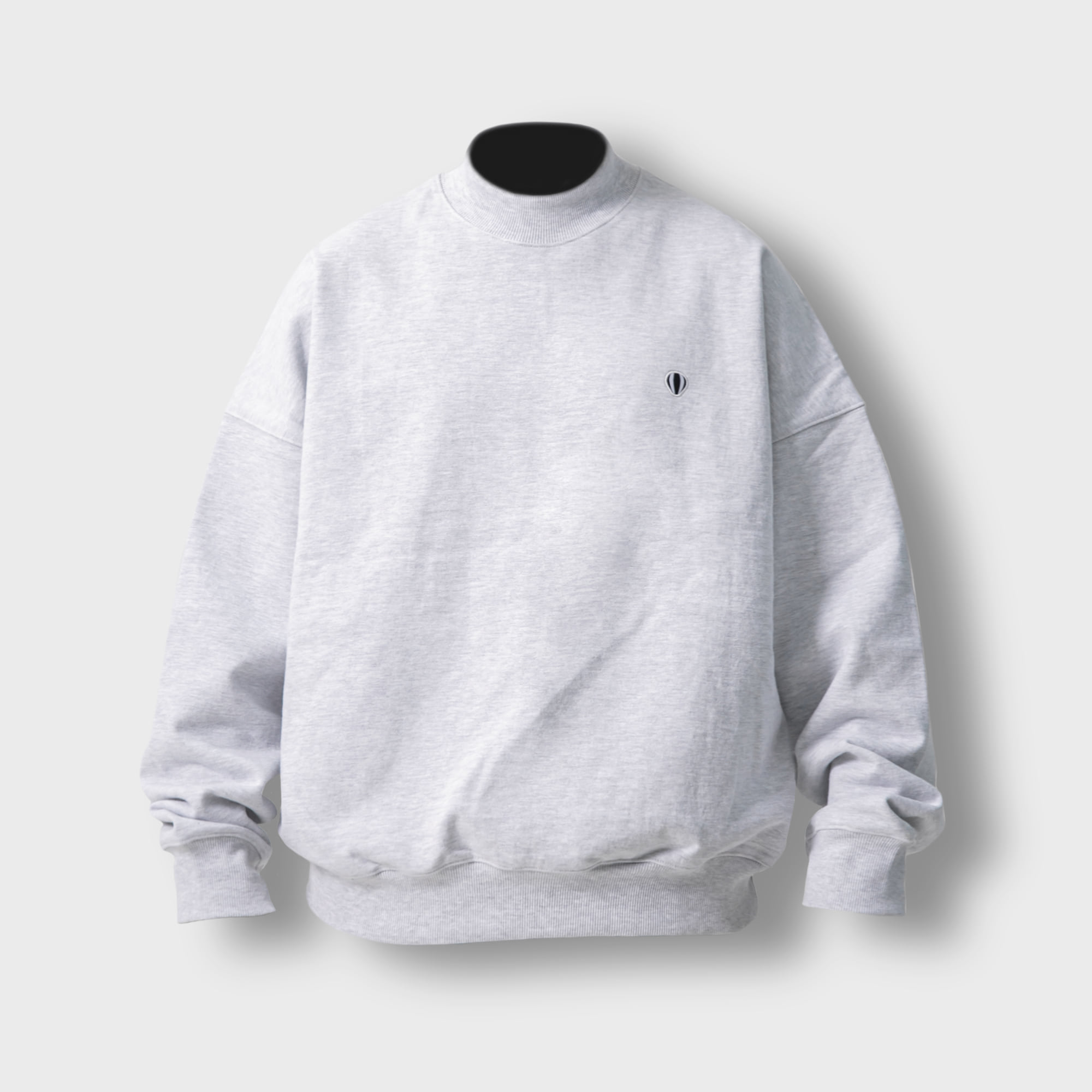 [AG] Wappen Half-Neck Sweat Shirt