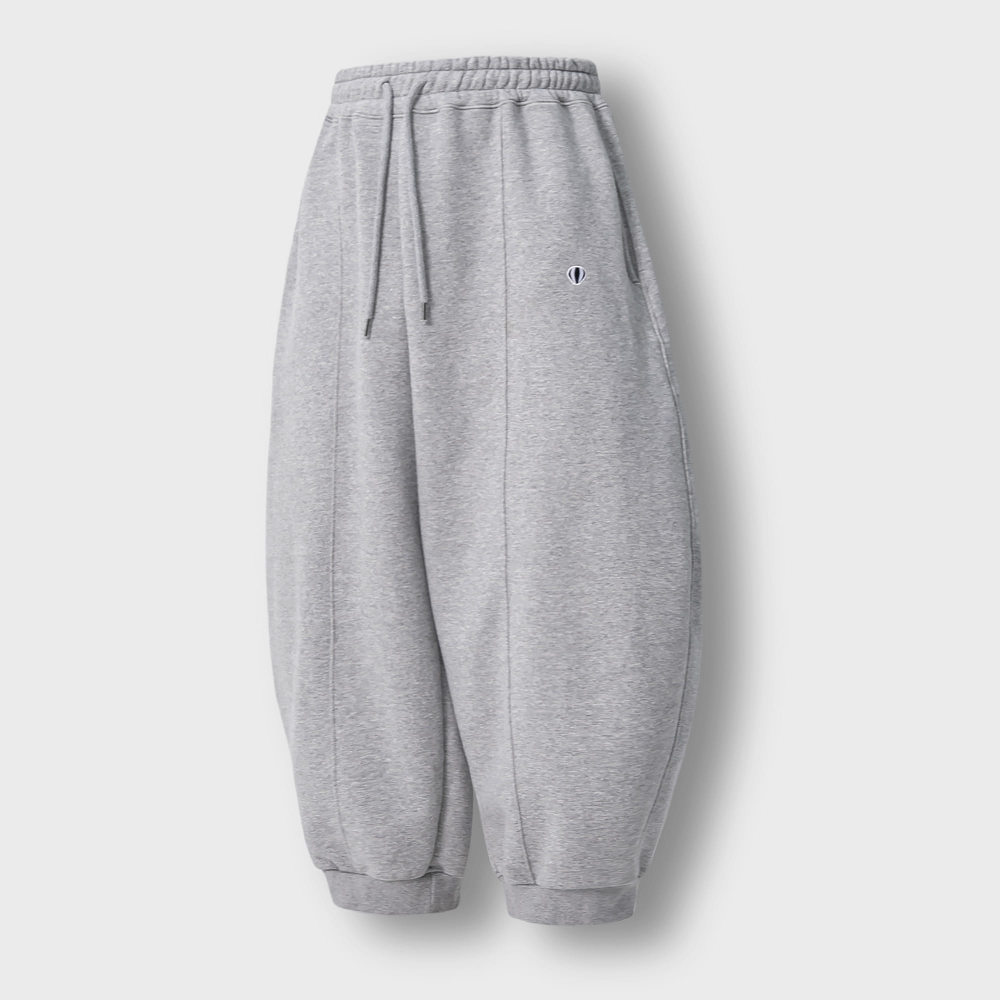 [AG] Wappen Incision Angle Sweat Pants - Grey