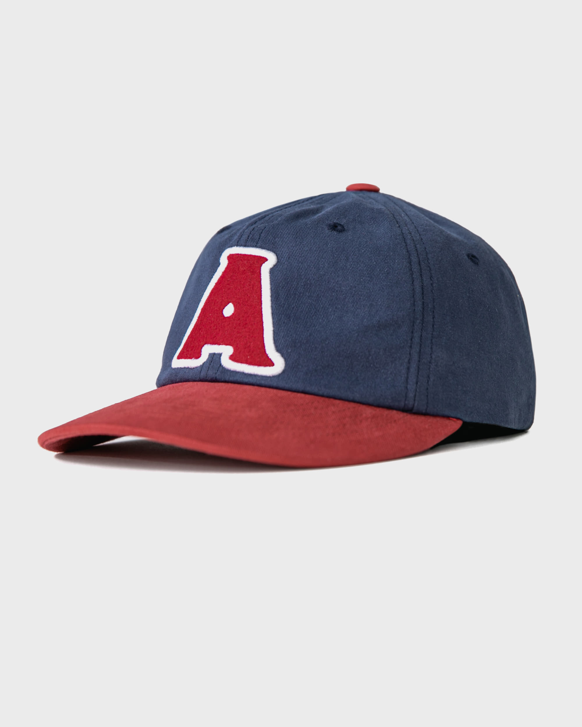 [AG] Signature A Logo Ball Cap - Navy &amp; Red
