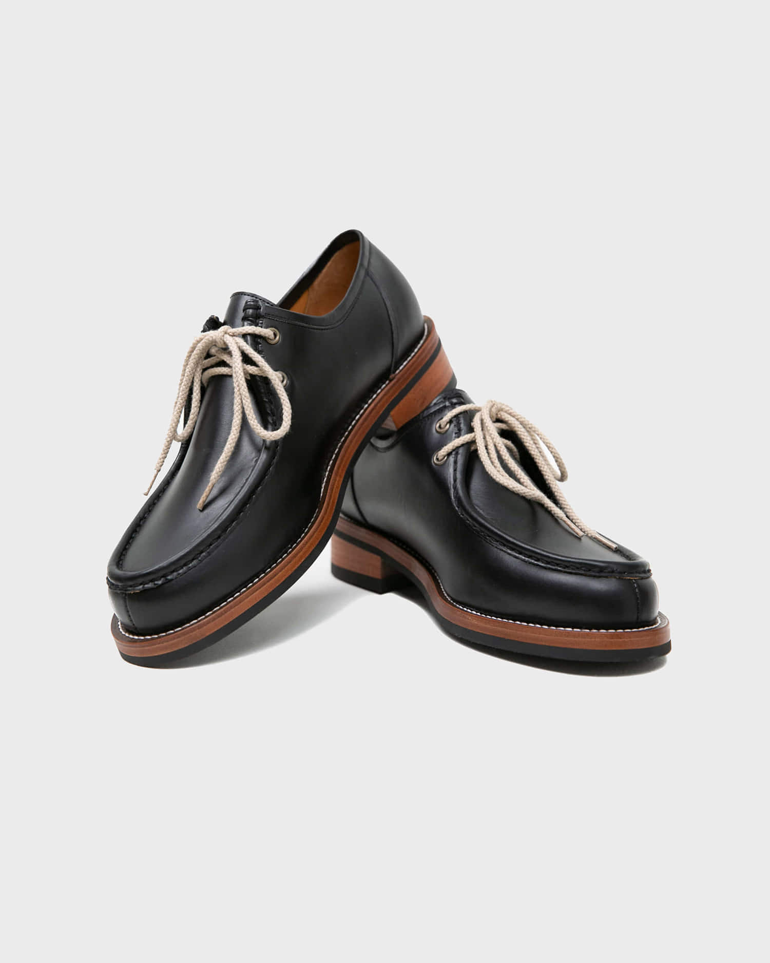 [BILLYS&amp;CO X ANGLAN] Tyrolean Derby Shoes - Black