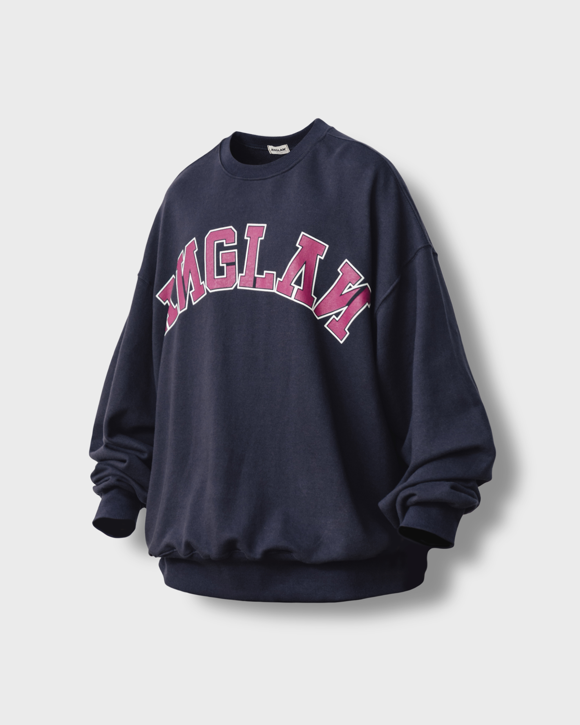 [AG] Big Arch Logo Sweat Shirt - Navy