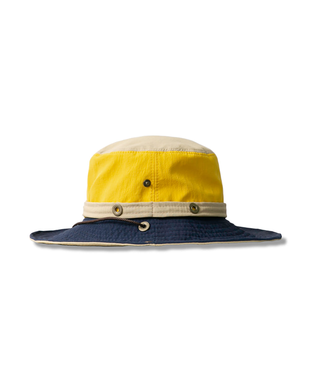 Color Block Mountain Boonie Hat - Yellow &amp; Navy
