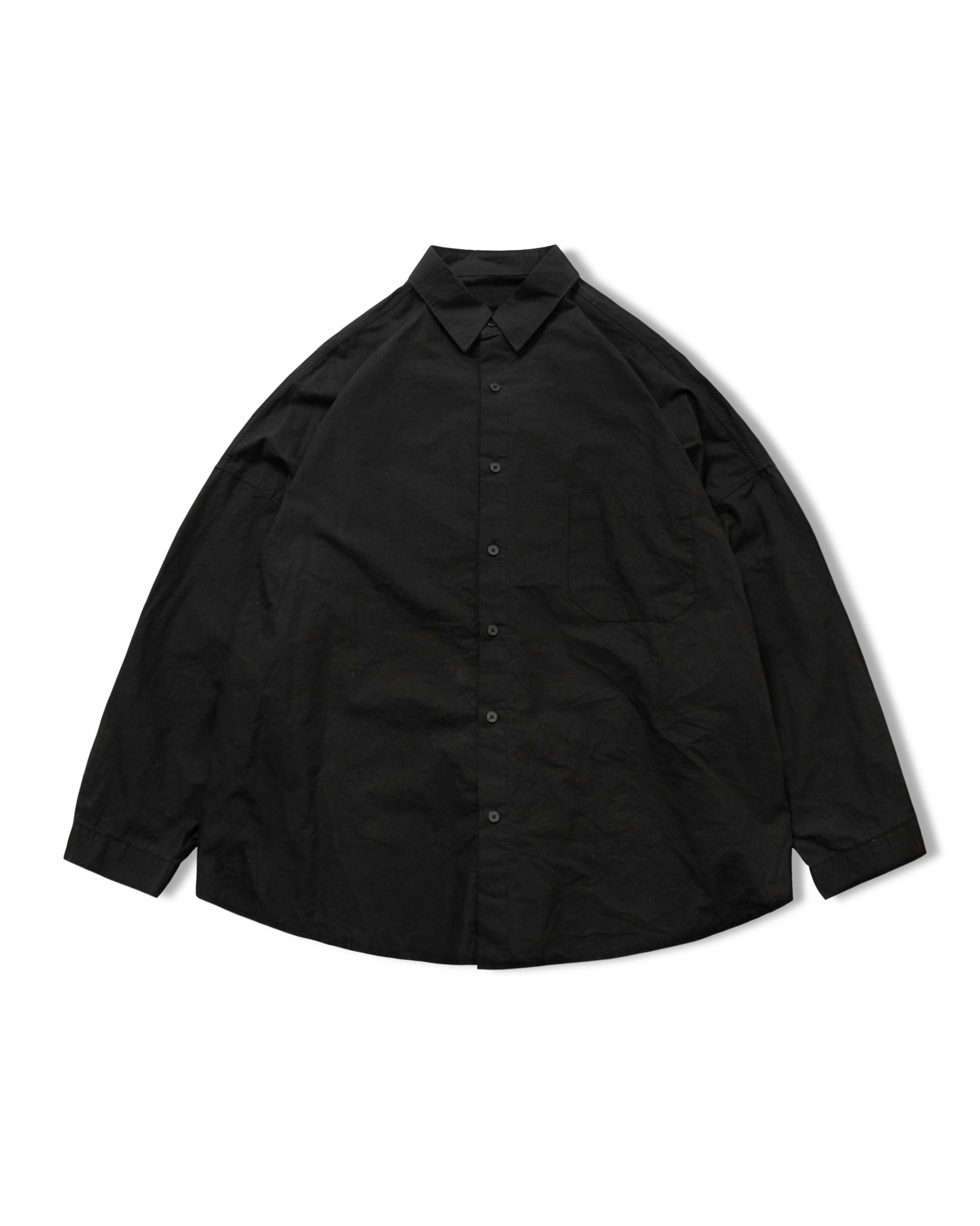 One Pocket Box Shirt - Black