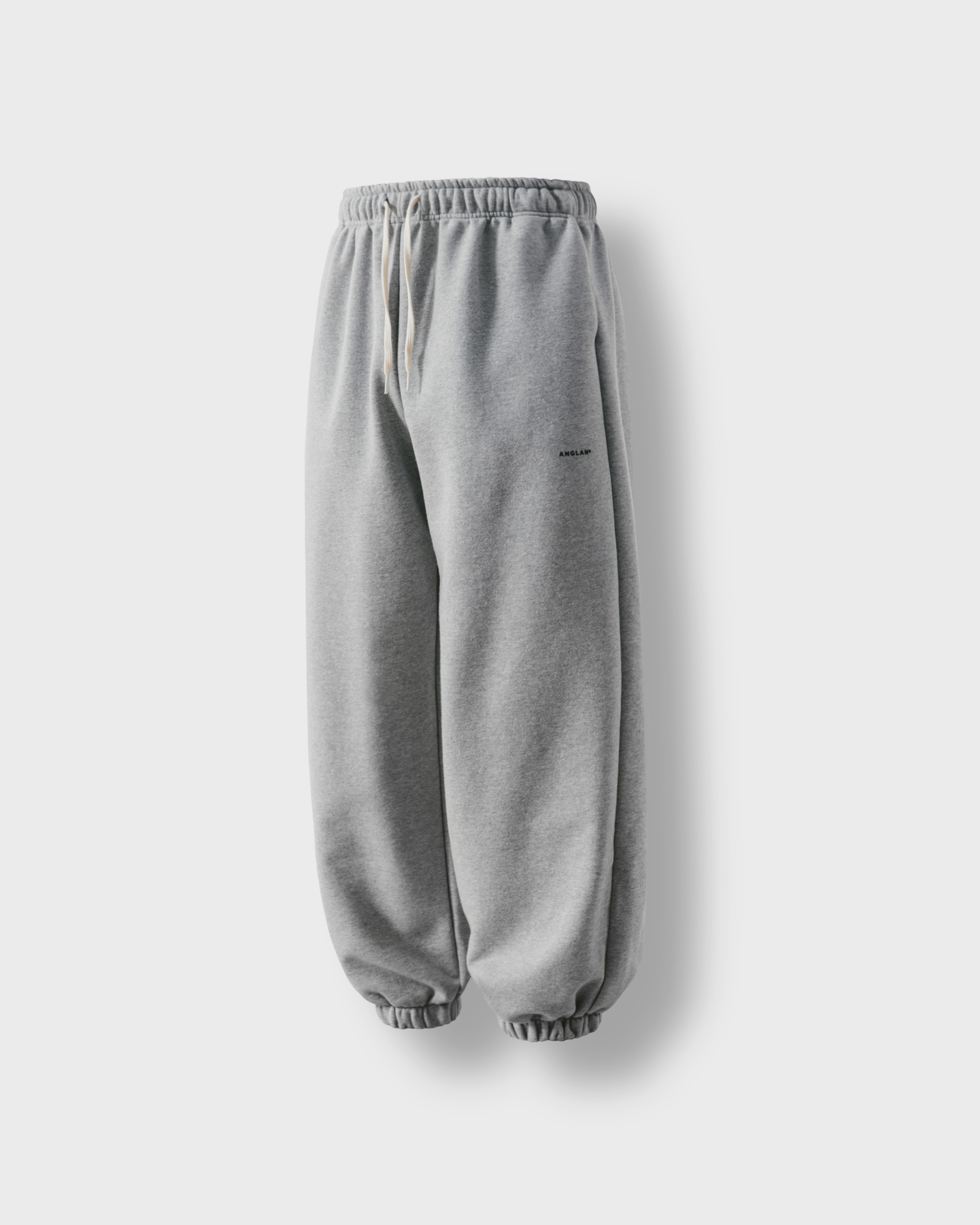 [AG] Standard Logo Sweat Loose Jogger Pants - Melange Grey