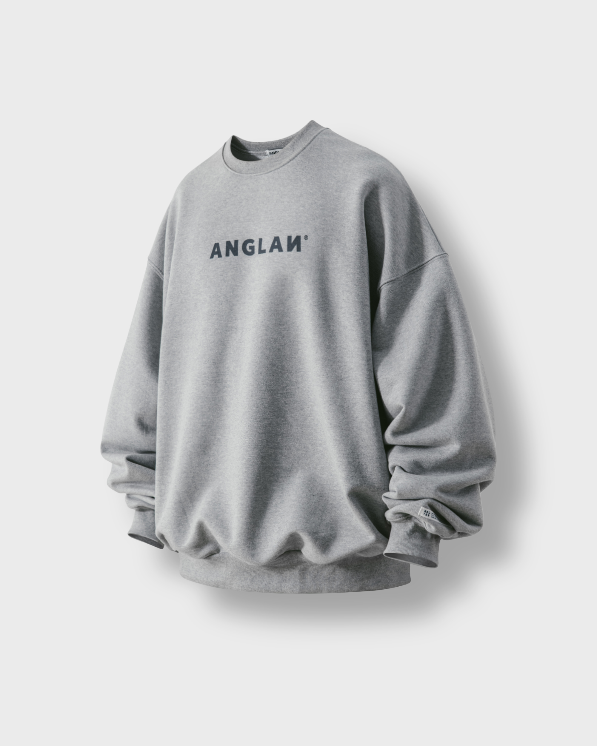 [AG] Standard Logo Sweat Shirt - Melange Grey