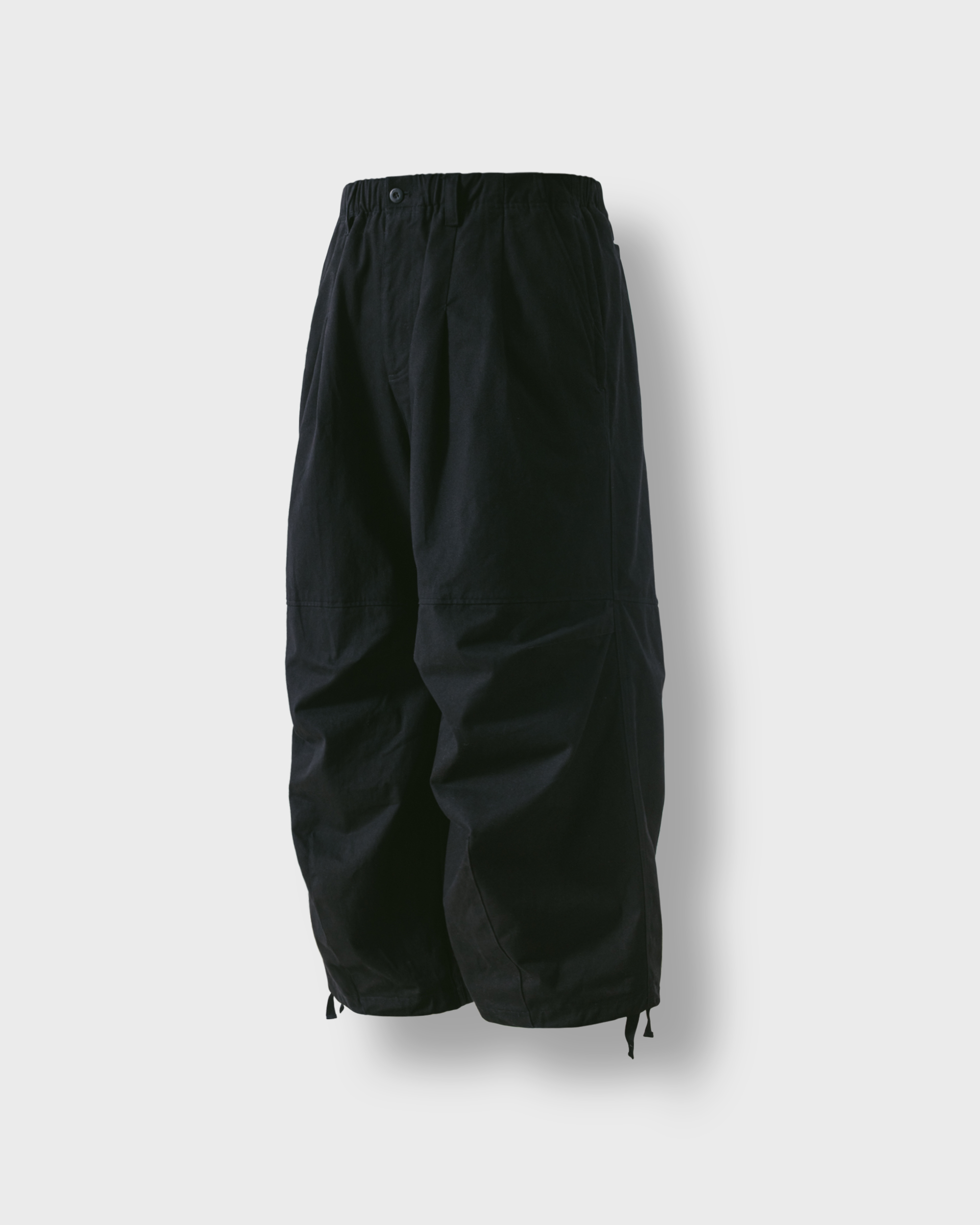 [AG] Lazy Twill Balloon Pants - Black
