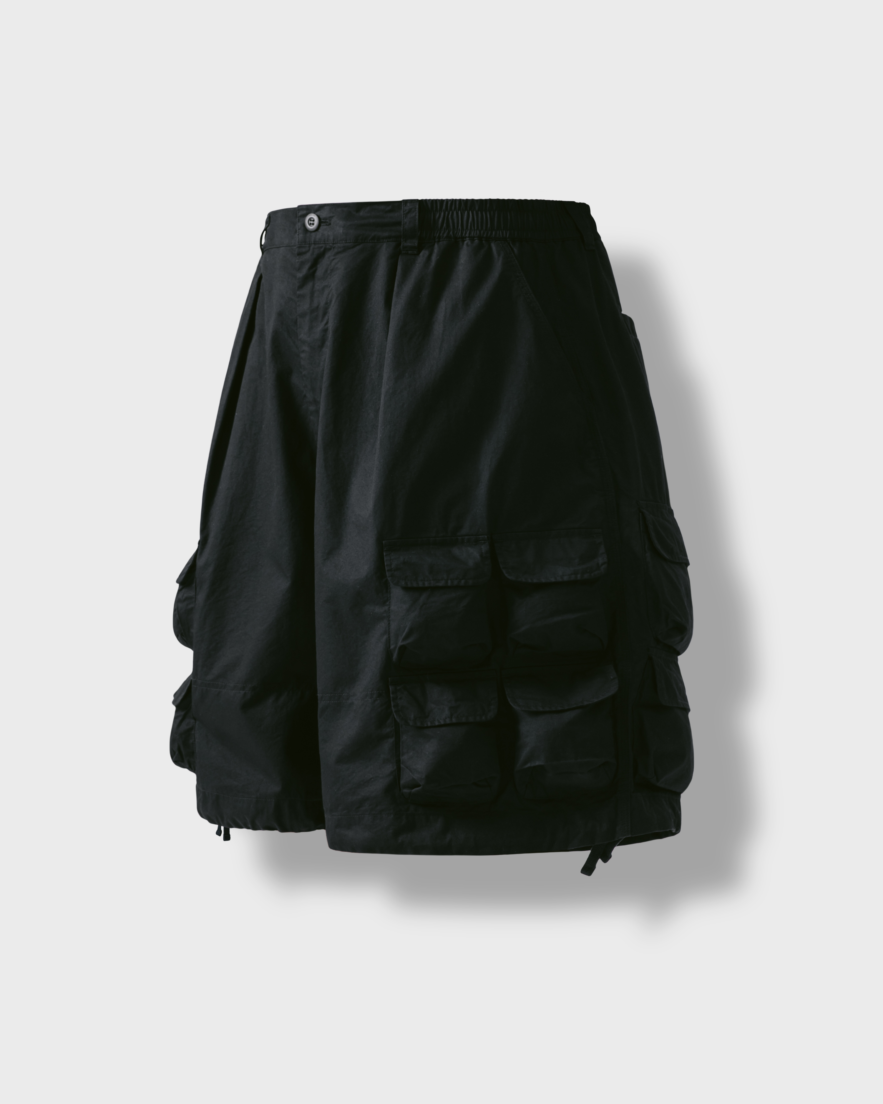 [AG] Slather Utility Pocket Half Pants - Black