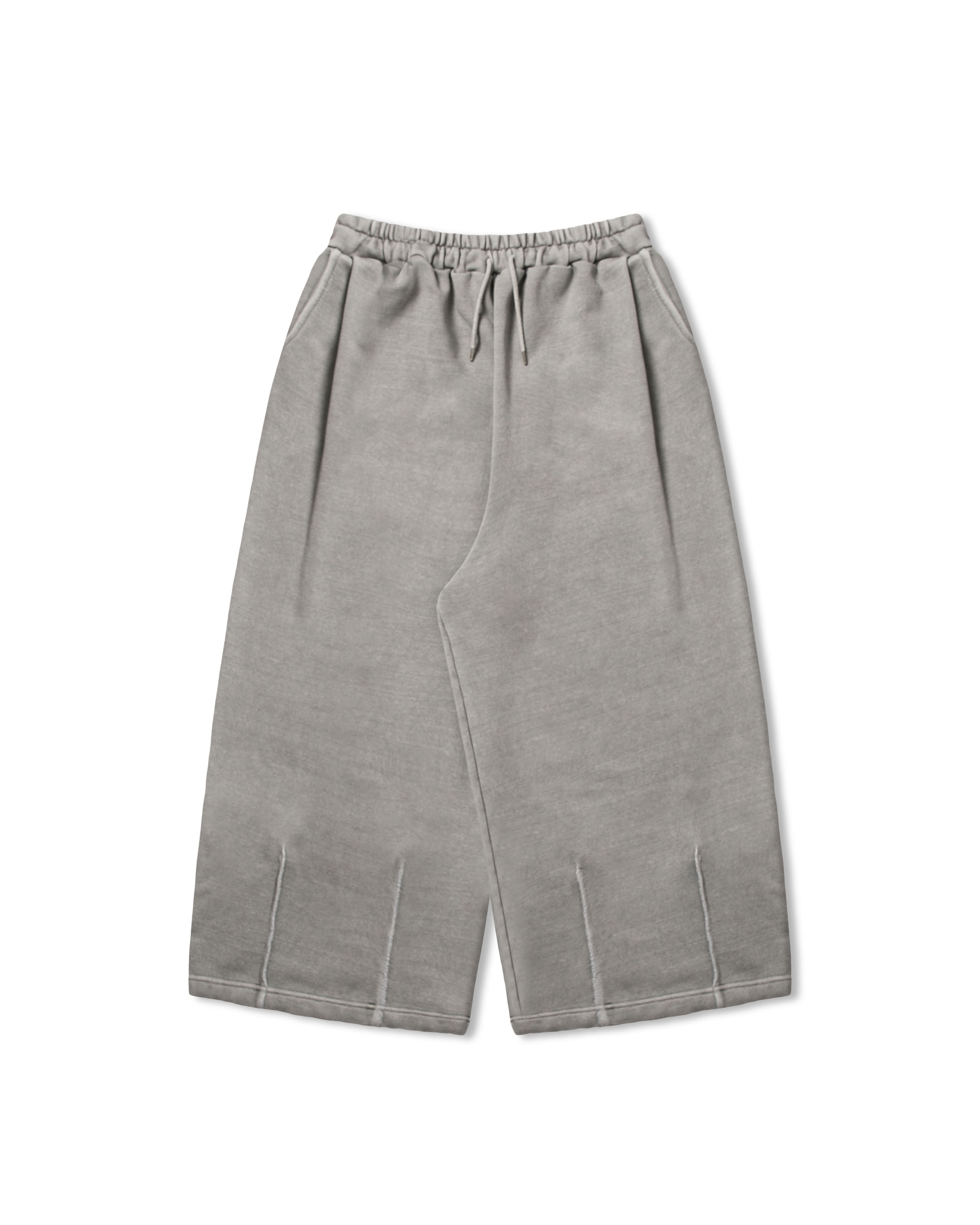 【ANGLAN】Stripe Two Tuck Wide Pants MUSINSA | ANGLAN Decent Pocket Deep Tuck Wide Pants - Black