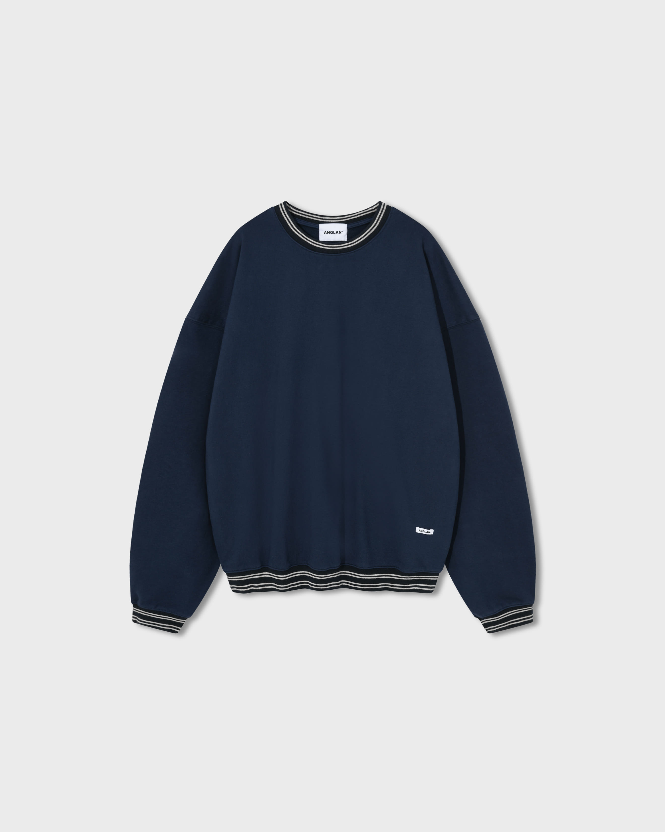 【ANGLAN】[AG] Korean ANGLAN Logo Sweat Shirt Top - ANGLAN