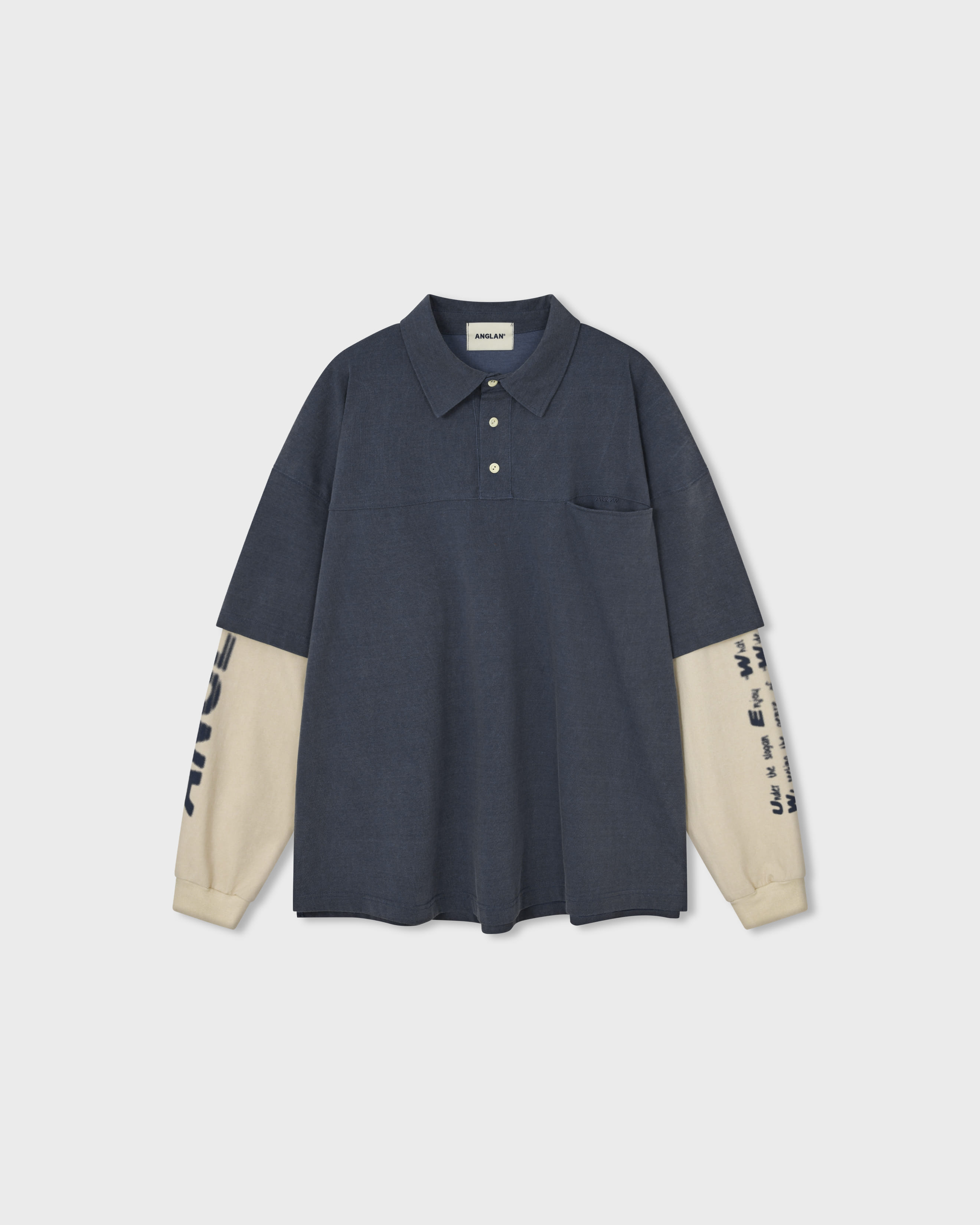 【ANGLAN】Pigment Ethnic Long Sleeve ANGLAN】Pigment Ethnic Long Sleeve (ANGLAN/Tシャツ
