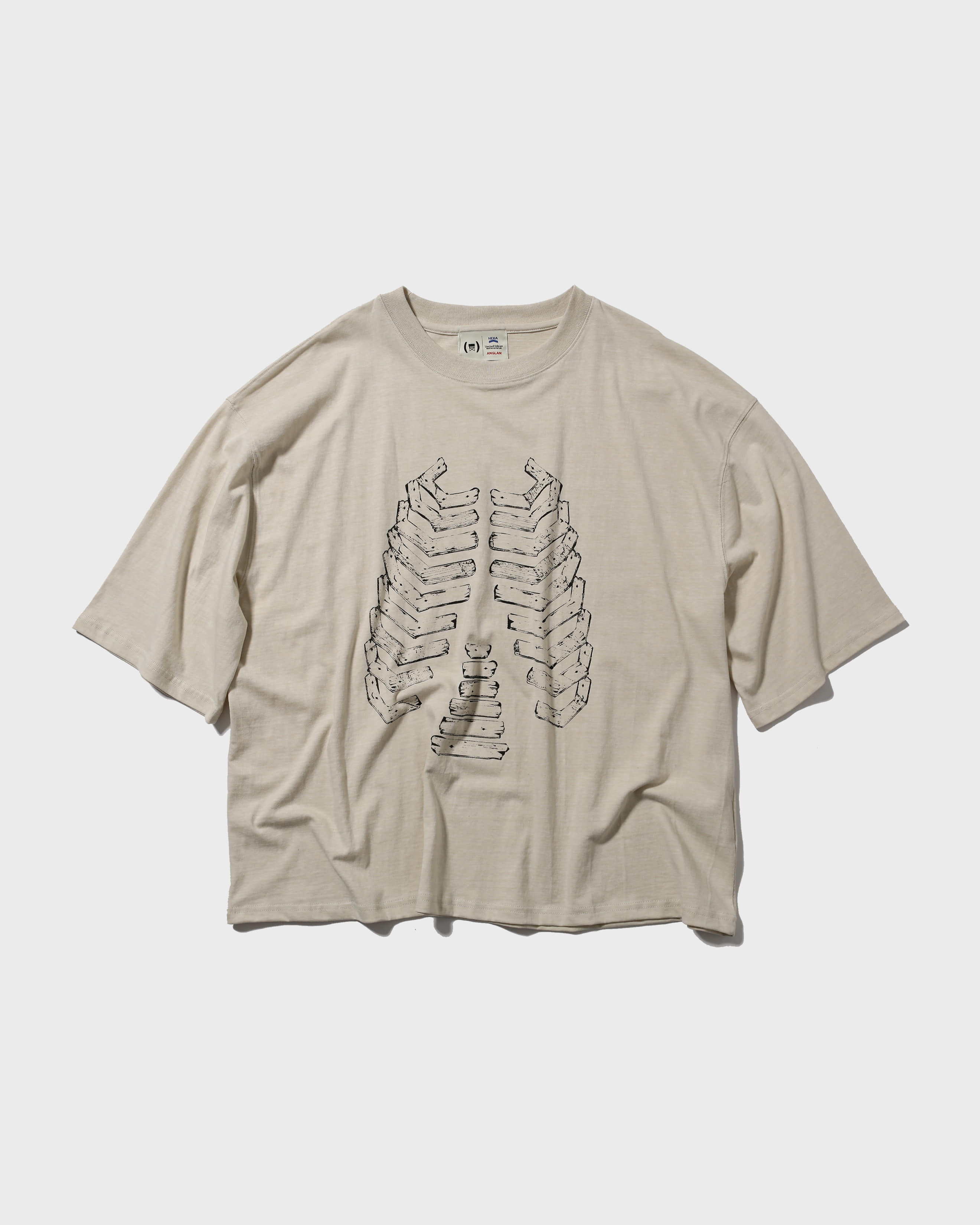 【ANGLAN x HEKA】Wood Bone Long Sleeve - Dark Purple HEKA - ANGLAN