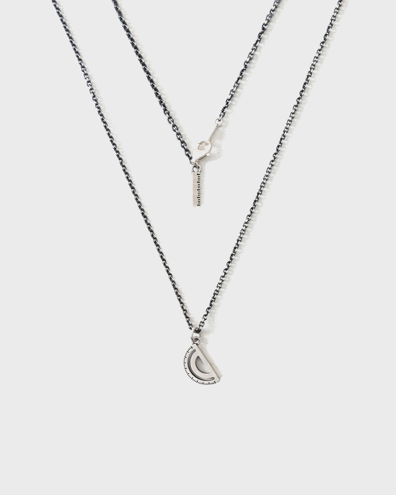 【AG X JOSILVER】Protractor Necklace - Basic 앵글런