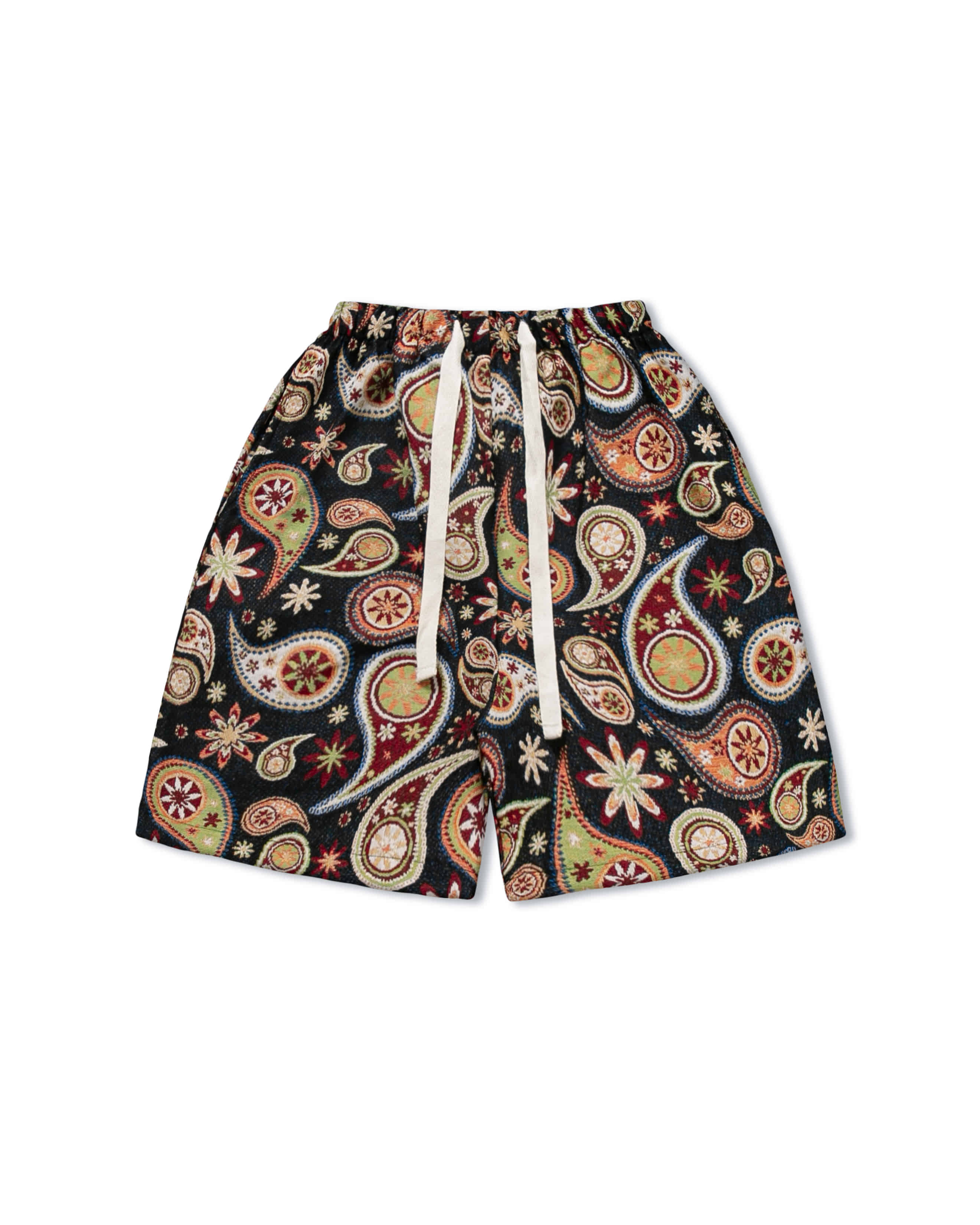 Paisley Flower Banding Shorts