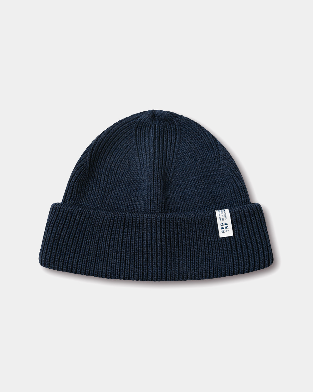 [AG] Label Essential Beanie - Navy