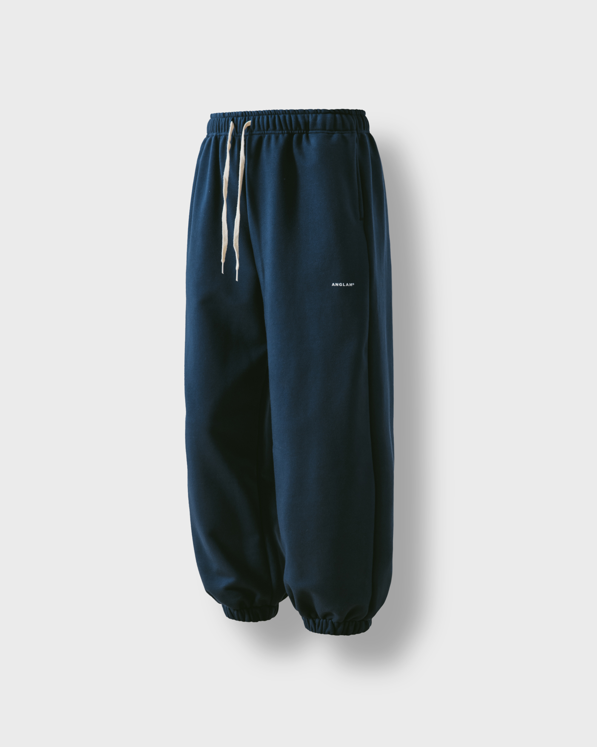 [AG] Standard Logo Sweat Loose Jogger Pants - Navy