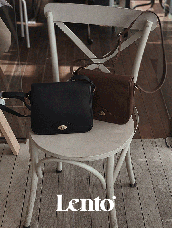 [당일발송/무료배송] #LENTO. Mond Vintage leather bag (소가죽) - 2 color
