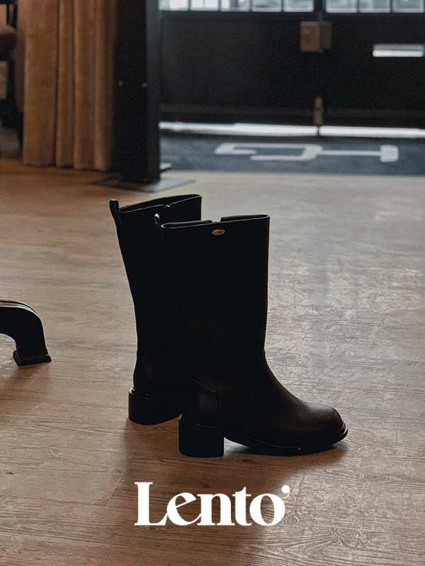 [1천족돌파/당일발송] #LENTO. Classic middle boots - 2 color
