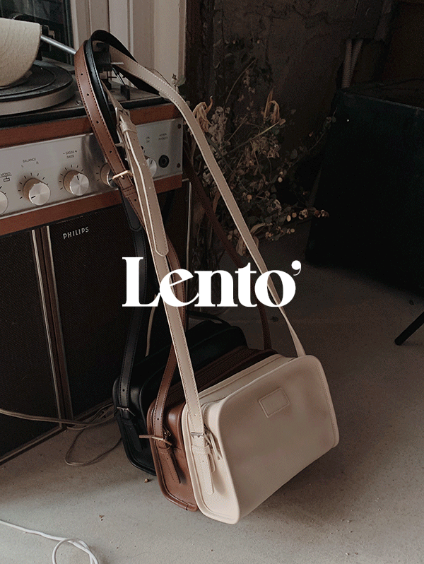 #LENTO. Momo square cross bag - 3 color