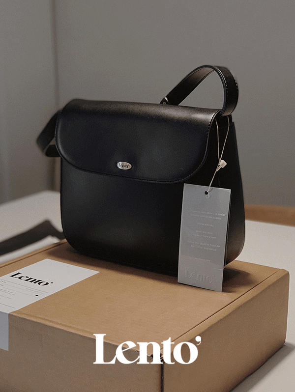 [주문폭주!/2차예약주문] #LENTO. Minimal hobo bag - one color (2/28 순차출고예정)
