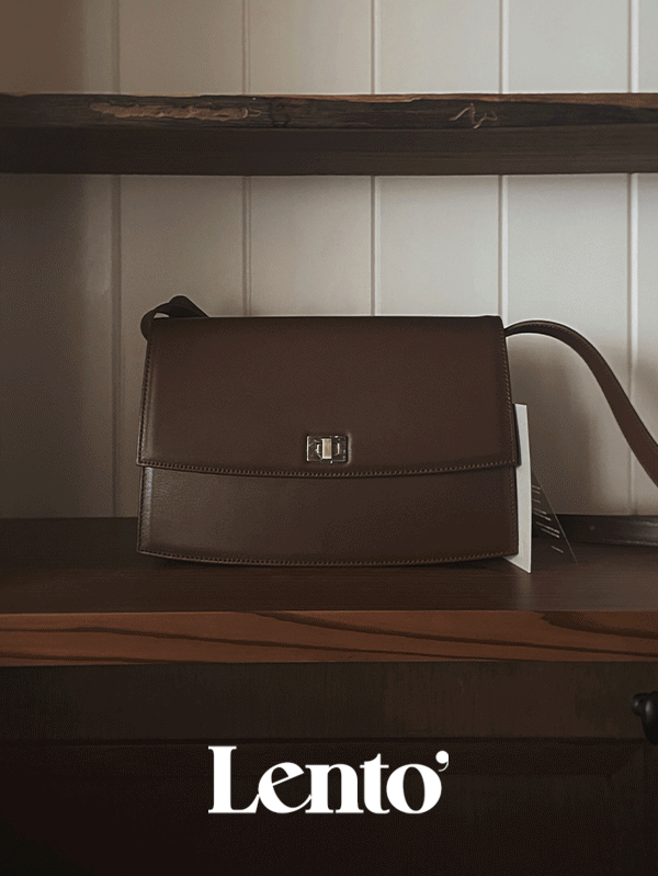 [뉴컬러추가!/오늘출발🚚] #LENTO. Classic leather bag - 2 color (무료배송)