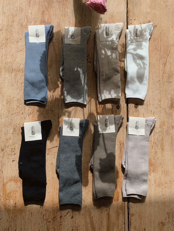 [자체제작 10%세일⏰/오늘출발🚚] #SLOWMADE. Daily Long Socks - 8 color