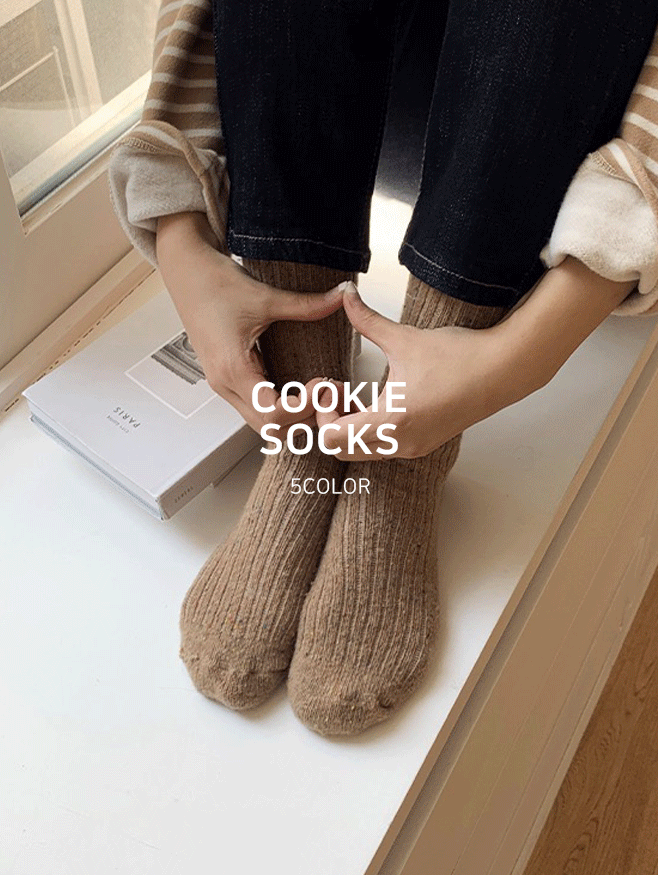 [1만개돌파]Cookie warm socks (Wool) - 5 color