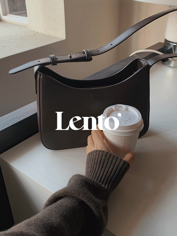 [🎉4만개돌파] #LENTO. Classic hobo bag - 4 color
