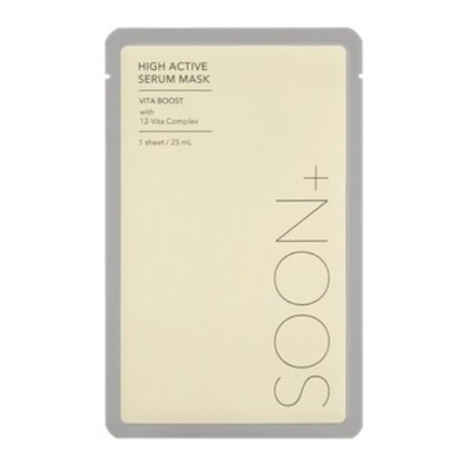 SOON+ High Active Serum Mask 25ml (Vita boost) | SOON+